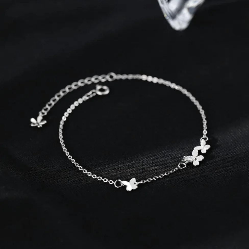 pulsera de mariposa para dulce boda romántica ajustable