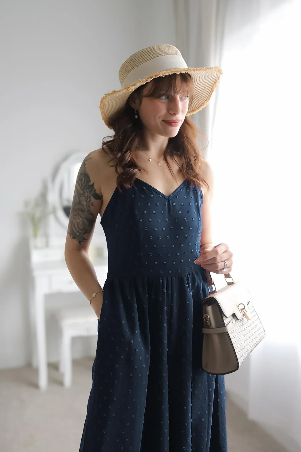 Monos de pierna ancha para mujer elegante verano casual LAISHEN Mameluco con bolsillos
