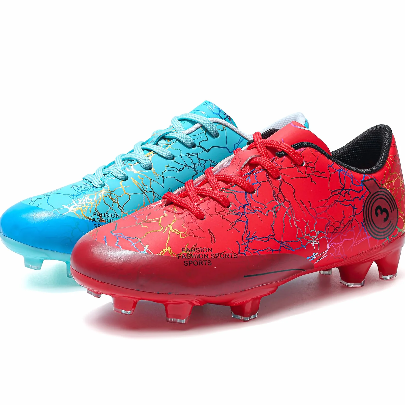 Zapatos de fútbol para niños y niñas, tacos de entrenamiento al aire libre, tenis atléticos profesionales