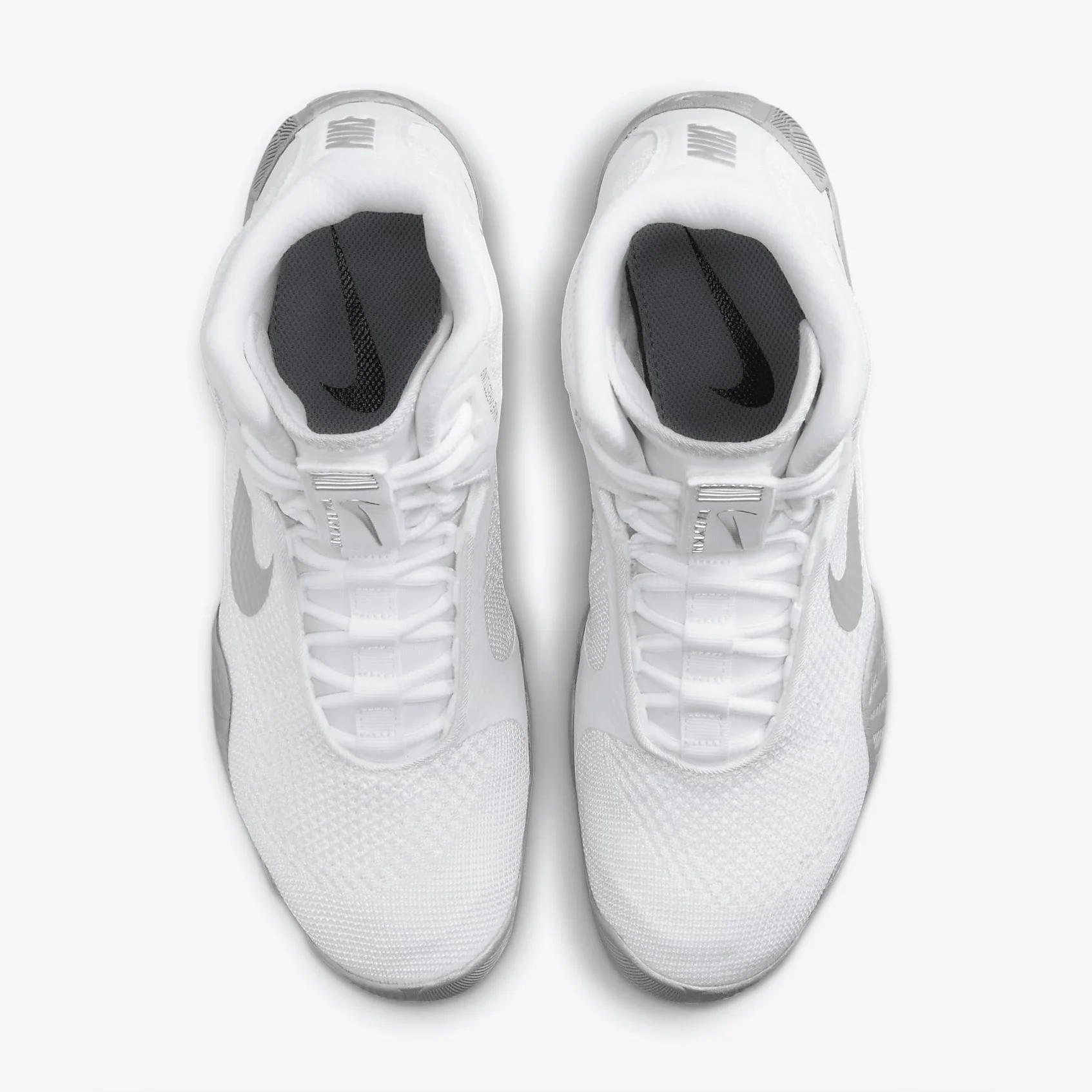 Nike Tawa - Zapatos de lucha libre para hombre (CI2952-100, blanco/blanco/plateado metálico)