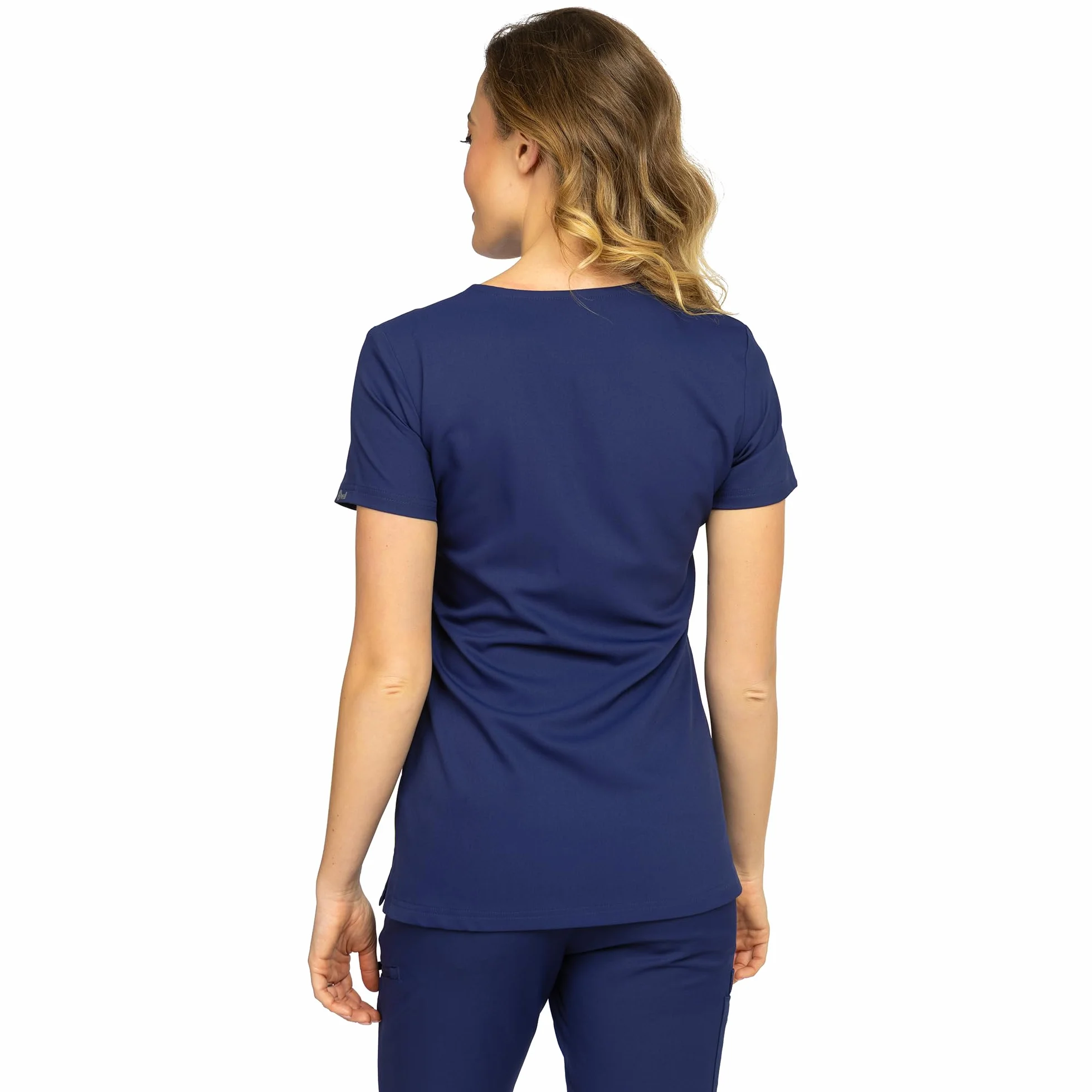 B-well Aurelia Casaca Sanitaria Mujer Antibacteriana Resistente a Olores Antiarrugas Uniforme Médico