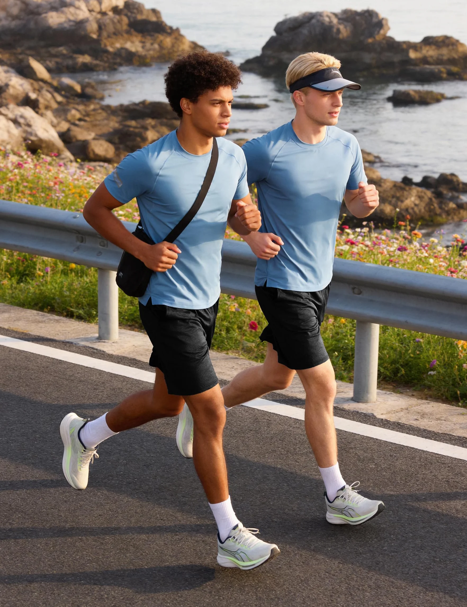 Uniexcosm Pantalones Cortos Hombre Deporte con Bolsillo Running Shorts Ligeros Tenis Fitness Atletismo