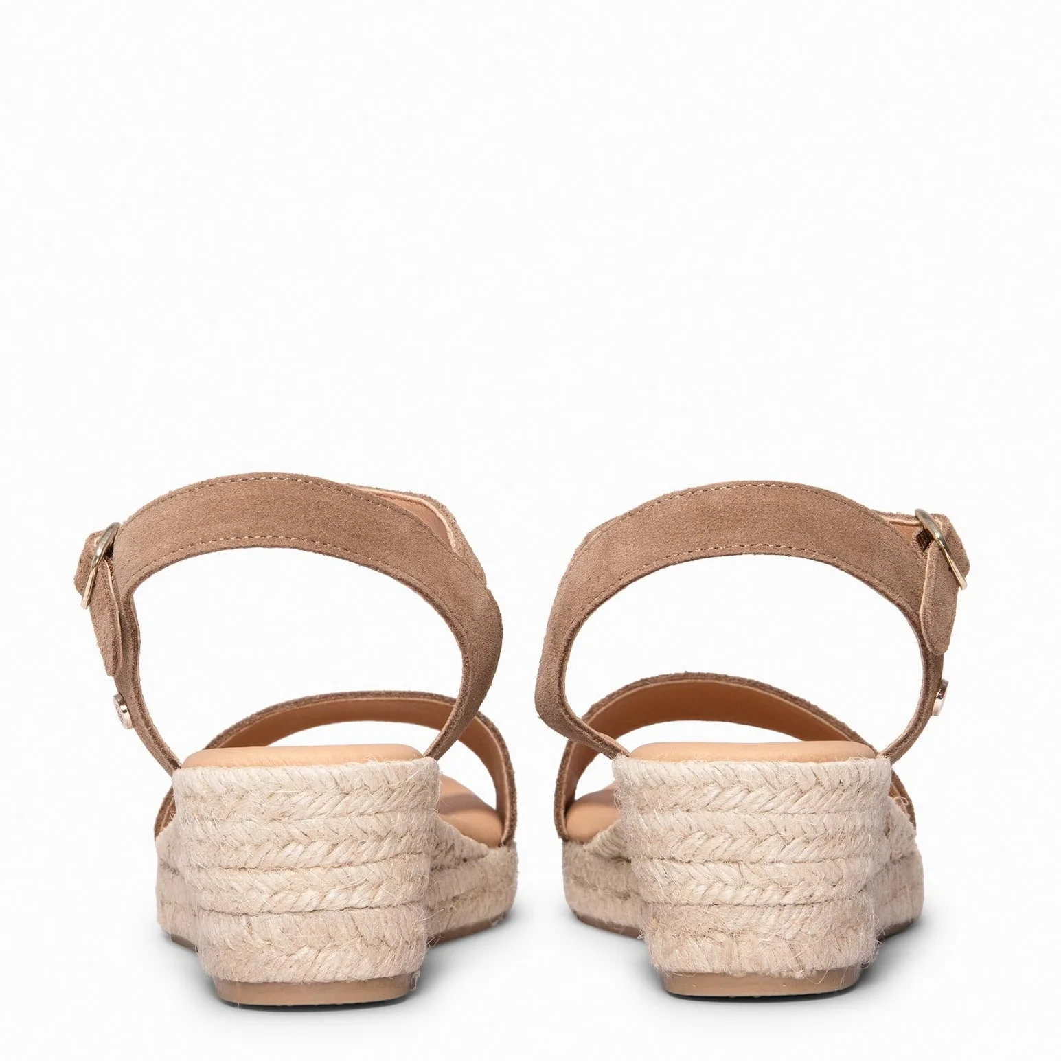 Sandalias de Esparto con Cuña Baja Hechas en España