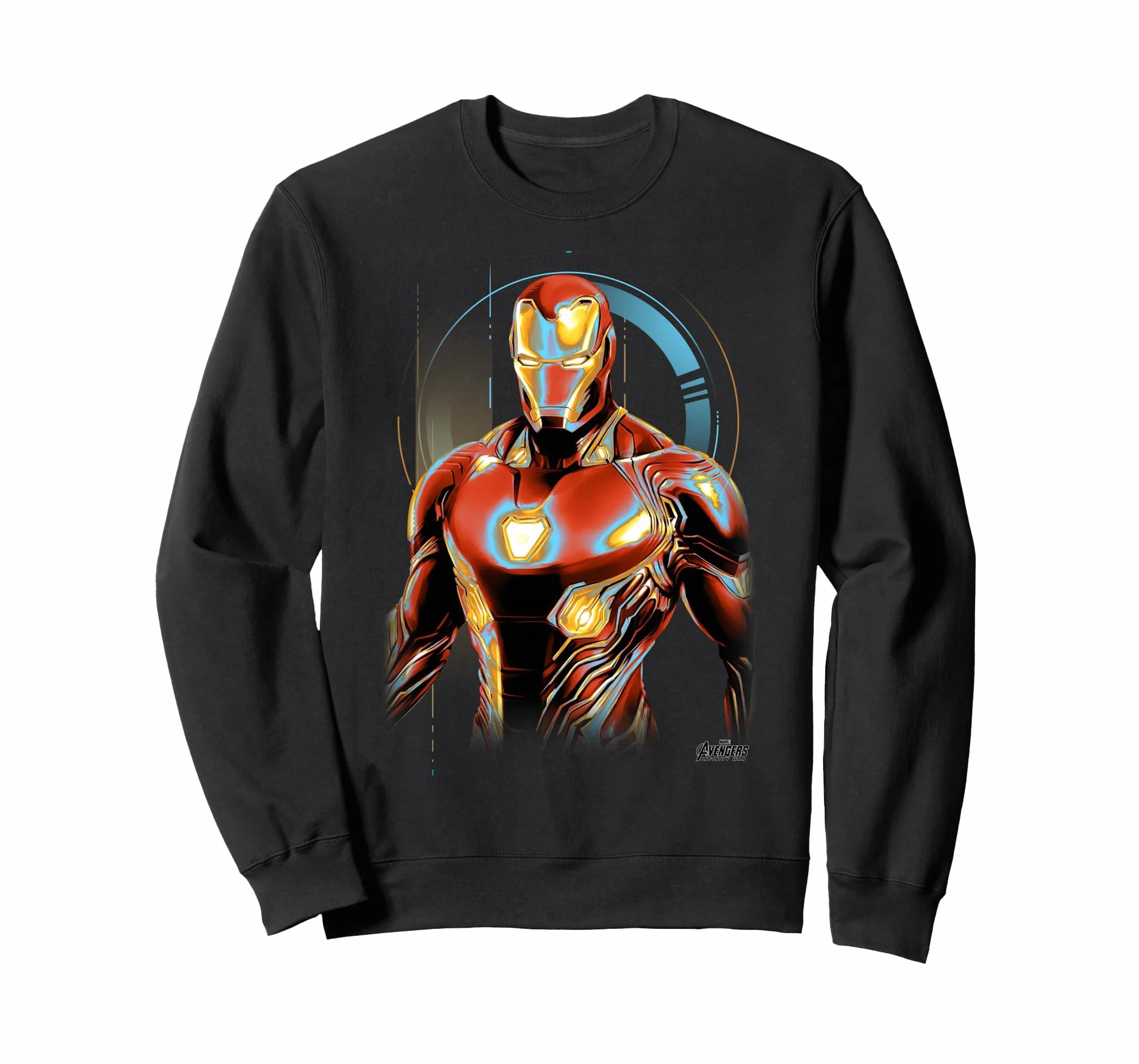 Marvel Infinity War Iron Man Digital Profile Pose Sudadera