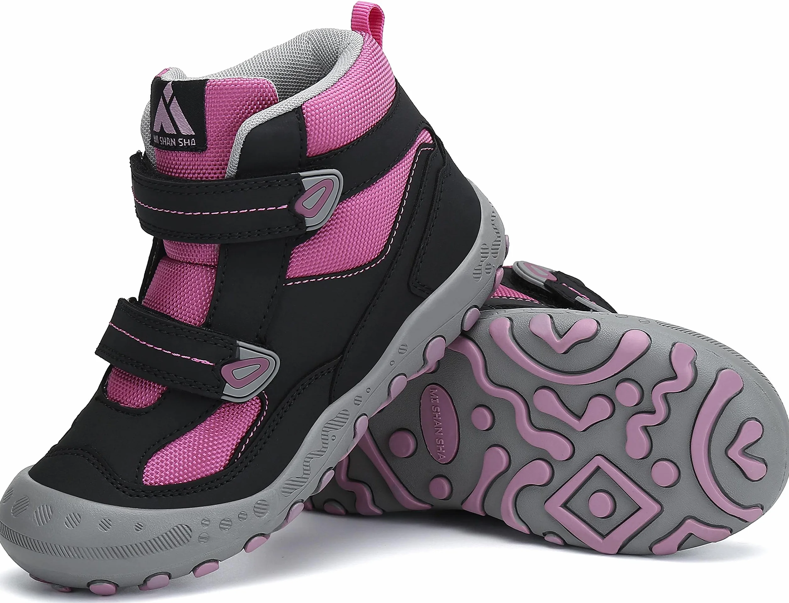 Mishansha Botas de Senderismo Niño Niña Antideslizante Ligero Zapatillas de Montaña 37 EU