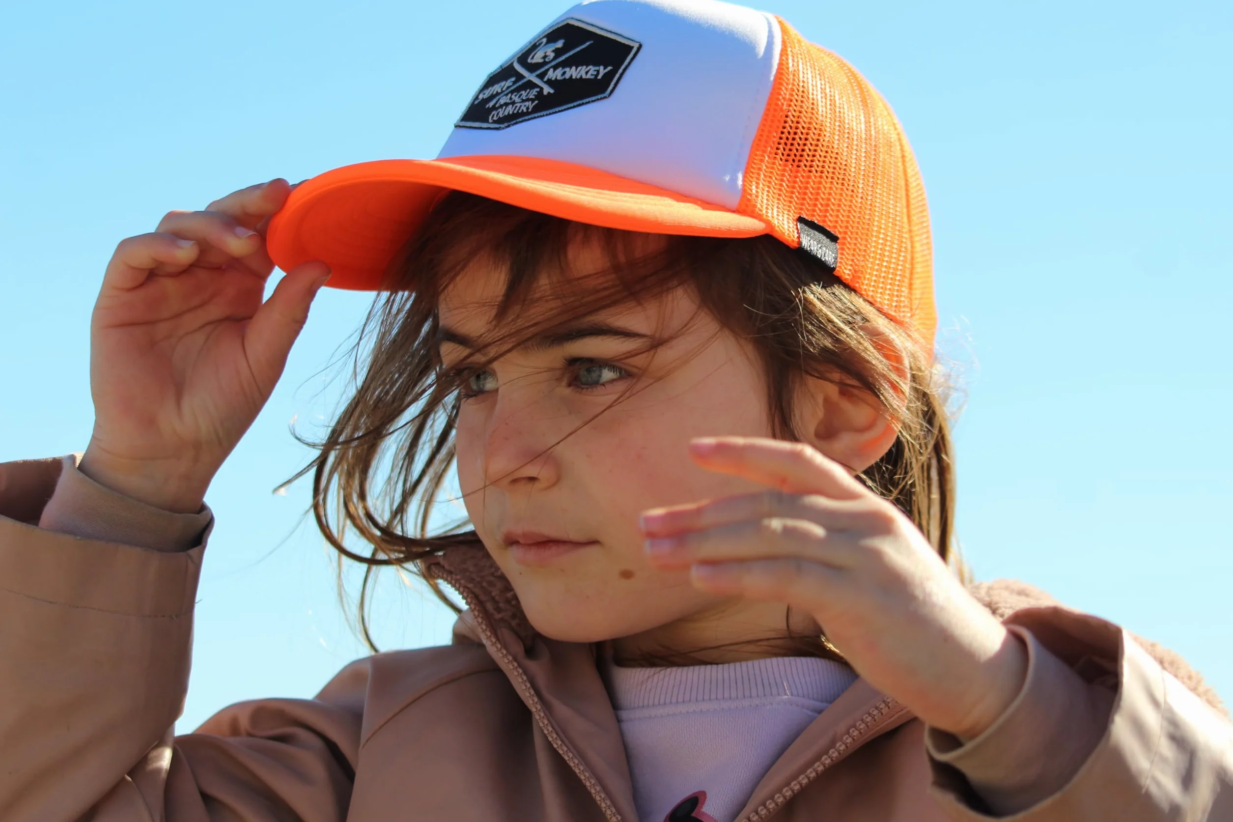 Surf Monkey Gorra Trucker Acolchada con Rejilla para Niño/Niña 6-12 años