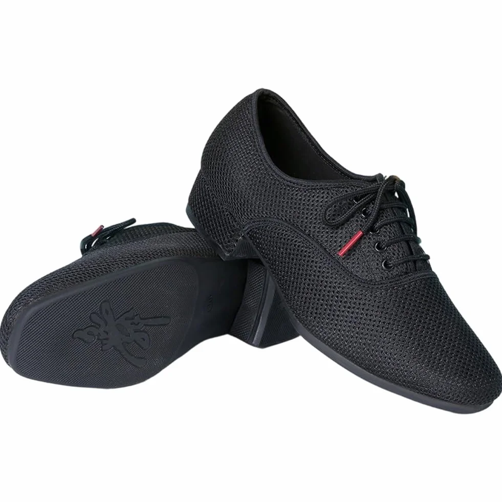 Zapatos De Baile De Salón para Hombre Elegantes con Cordones Negros Modernos Suela