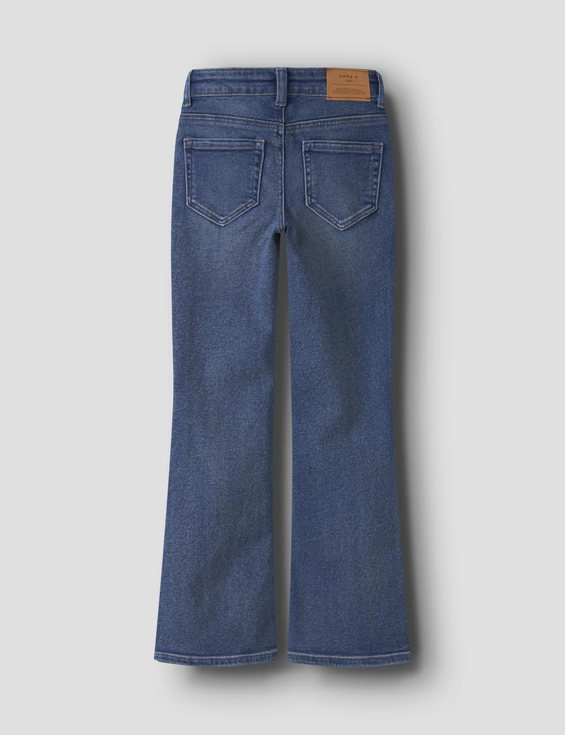 NAME IT Nkfpolly LW Boot Jeans 2340-Sm para Niñas