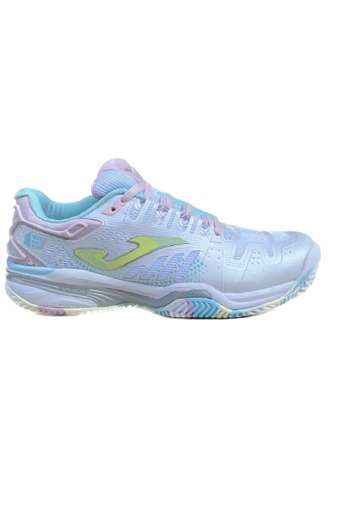 Joma Zapatillas de Padel Slam 2302 White Pink Niñas Talla 36