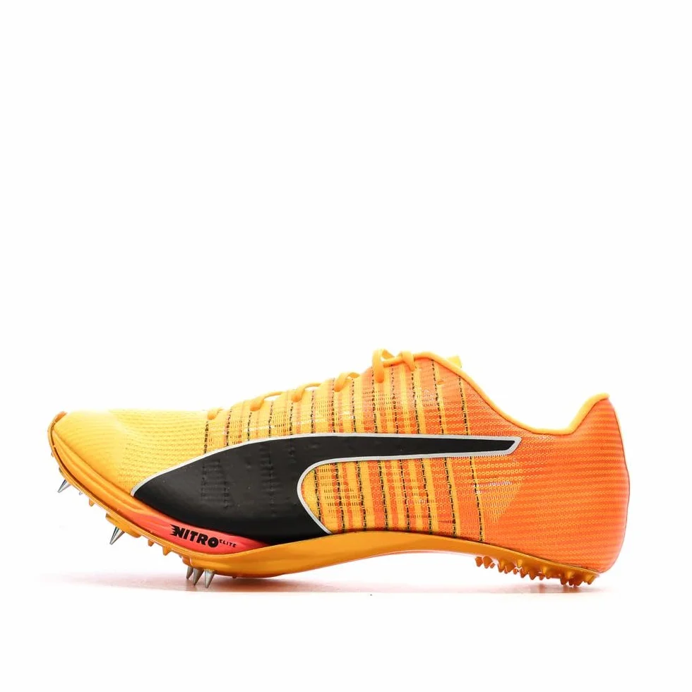 PUMA Zapatos de Atletismo Naranja Rosa Unisex Evospeed Sprint Nitro 2