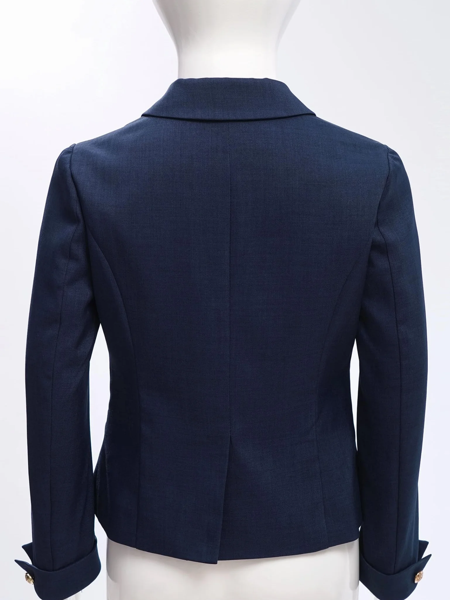 Blazer escolar para niños y niñas de manga larga cuello solapa 5-16 años