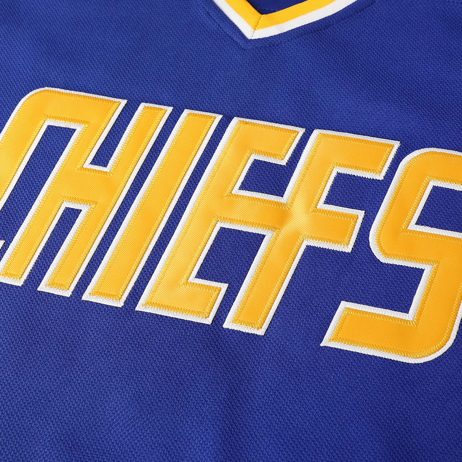 Hanson Brother 16 Jack 17 Steve 18 Jeff Charlestown Chiefs Camisetas de hockey Blanco
