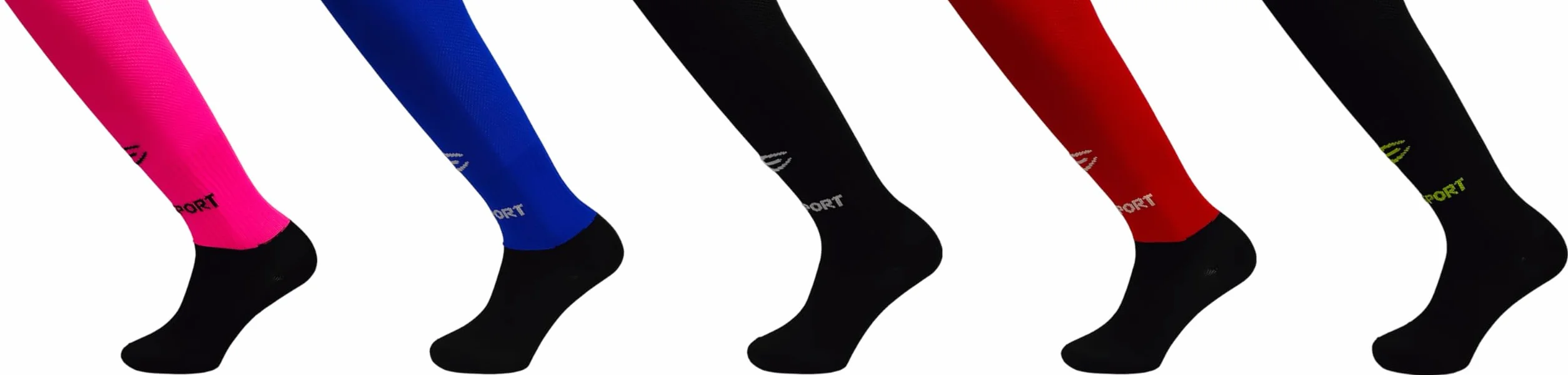 Calcetines Hockey Largas Elásticas Tejidos técnicos alto rendimiento cubre rodillas