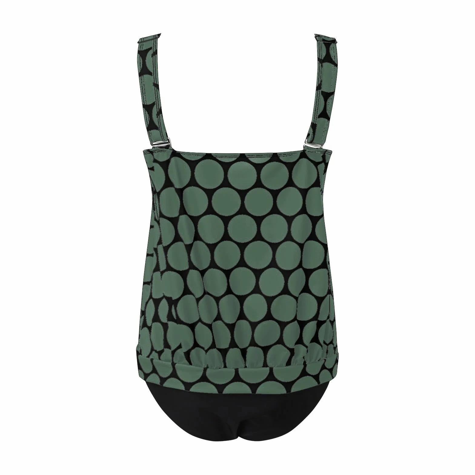 Tankini Mujer Control Abdomen Espalda Expuesta Bañador Dos Piezas Cuello U Pantalones Cortos Playa
