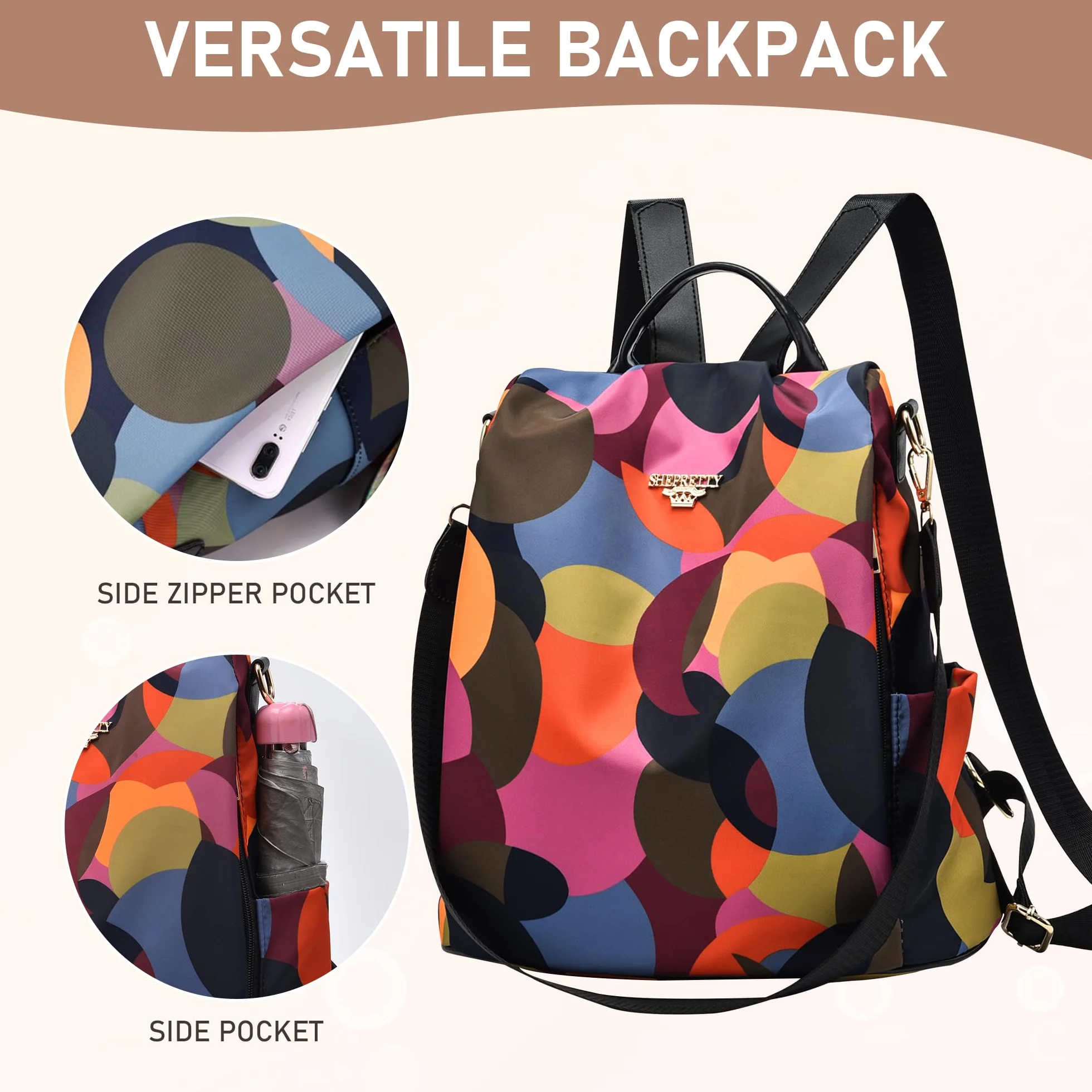 Mochila impermeable para mujer