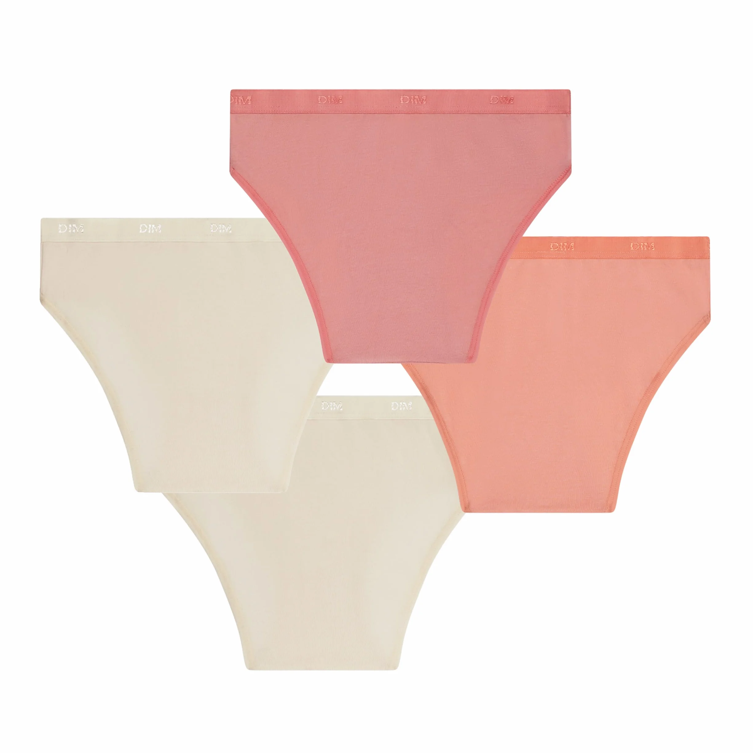 Braguitas Les Pockets Ecodim Algodón x4 Ultra Suave Elástico Diseños Divertidos