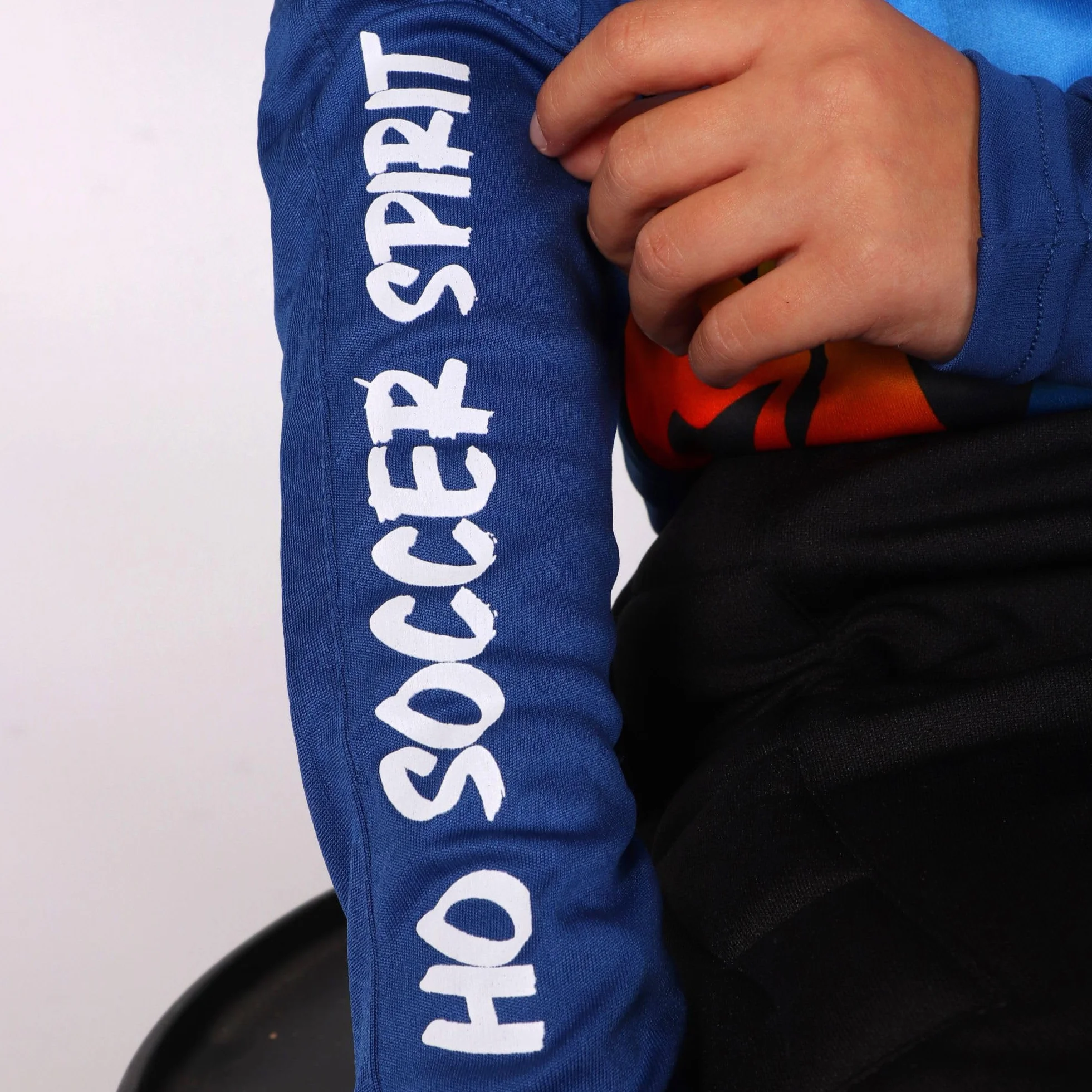 HO Soccer Graffiti Daring Blue Camiseta Unisex niños