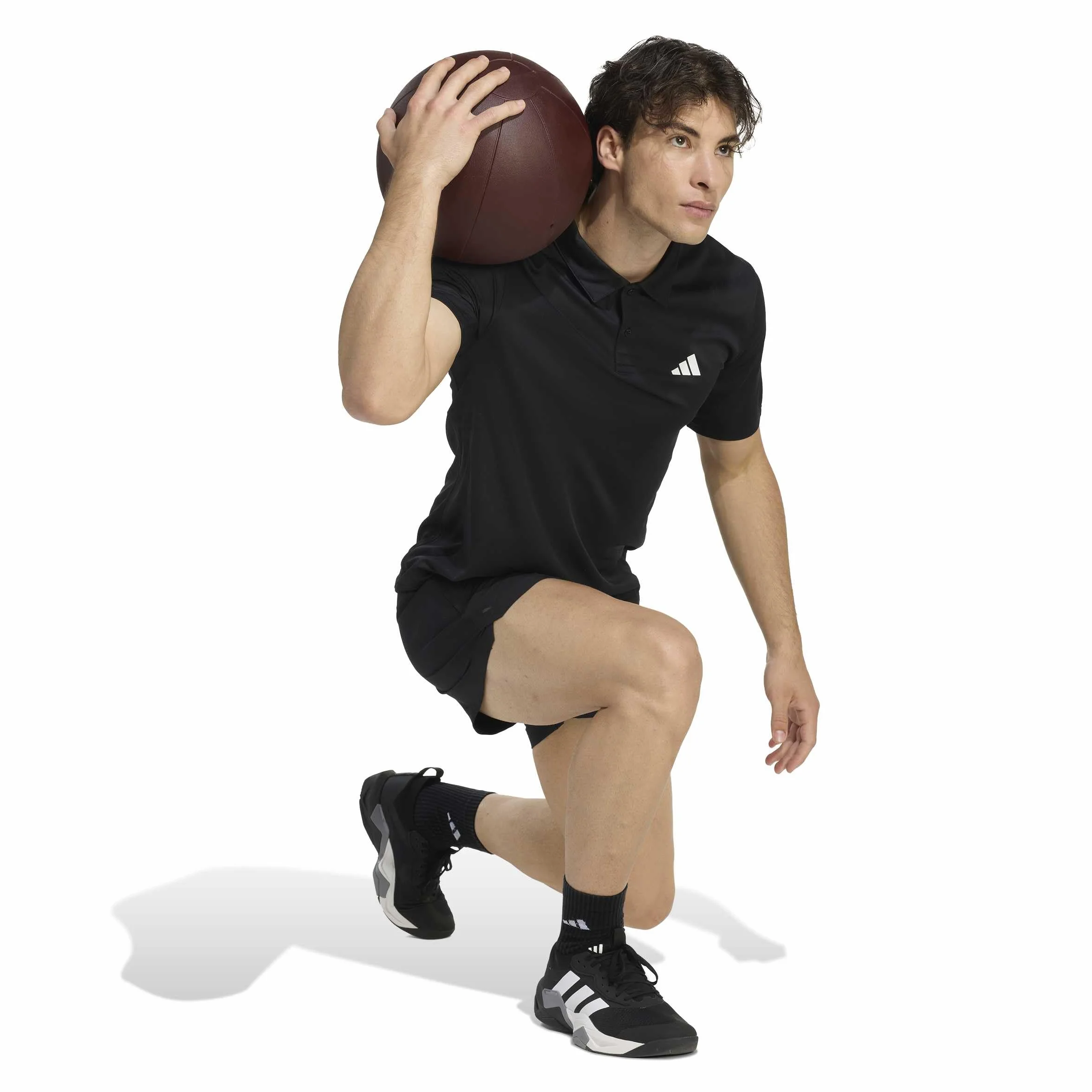 Adidas Workout Essentials Base Polo Camisa de Polo Hombre Pack 1