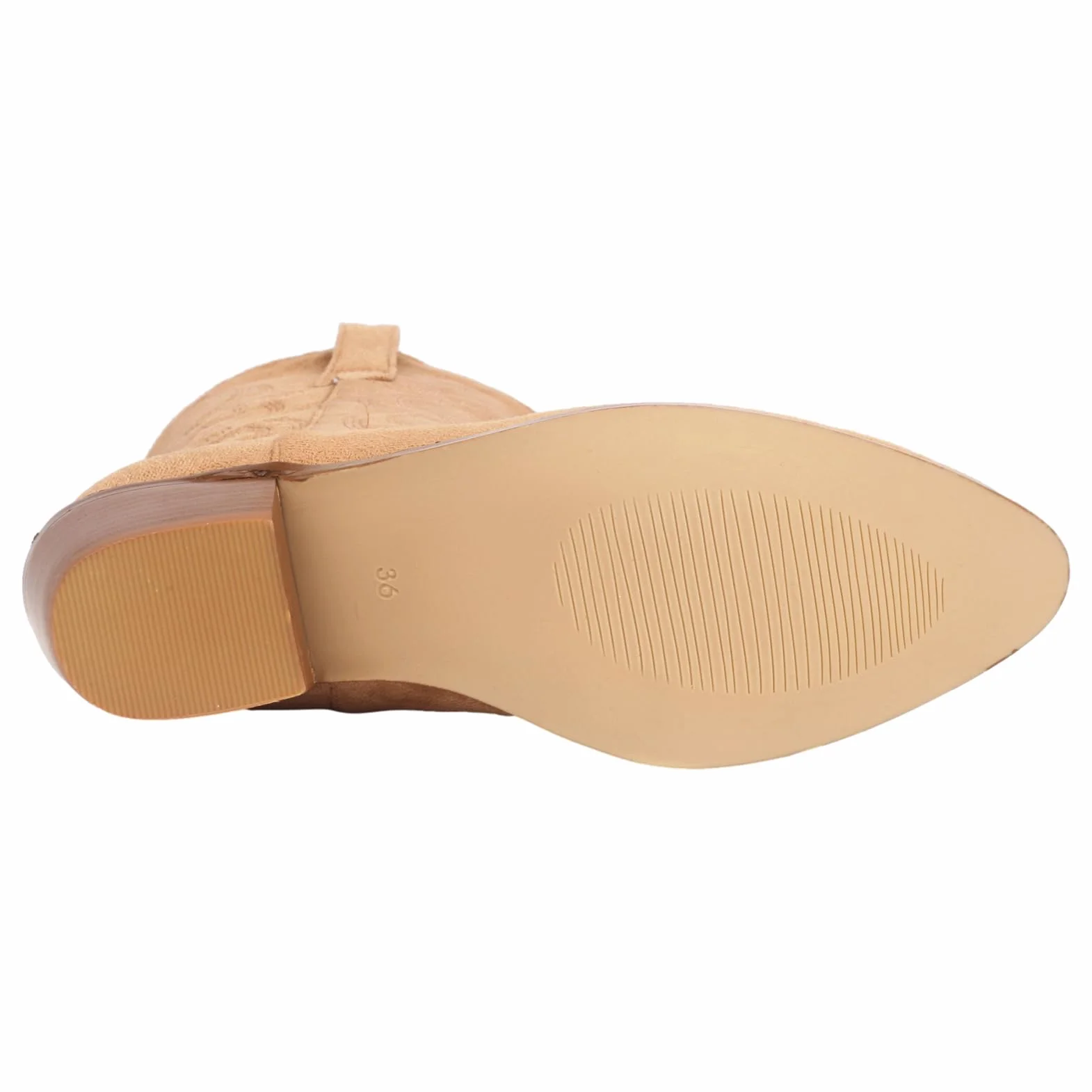 rismart Botas Vaqueras Western Mujer Media pierna Bordado