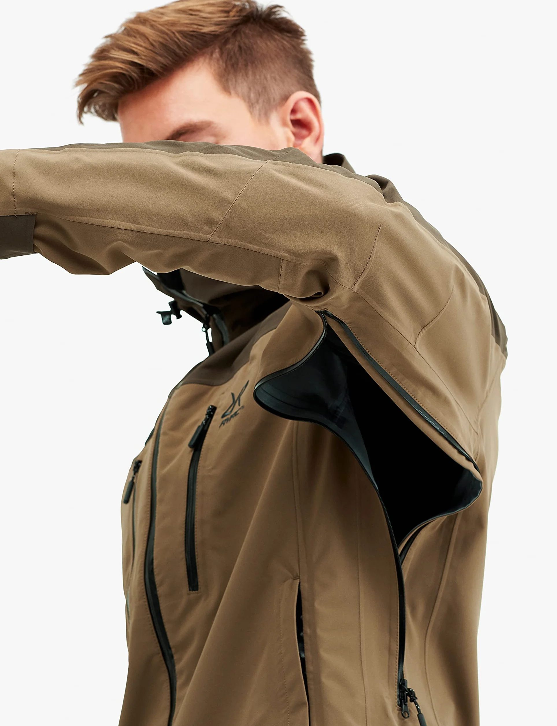 RevolutionRace Silence Proshell 3L Jacket para Hombre, Chaqueta Impermeable