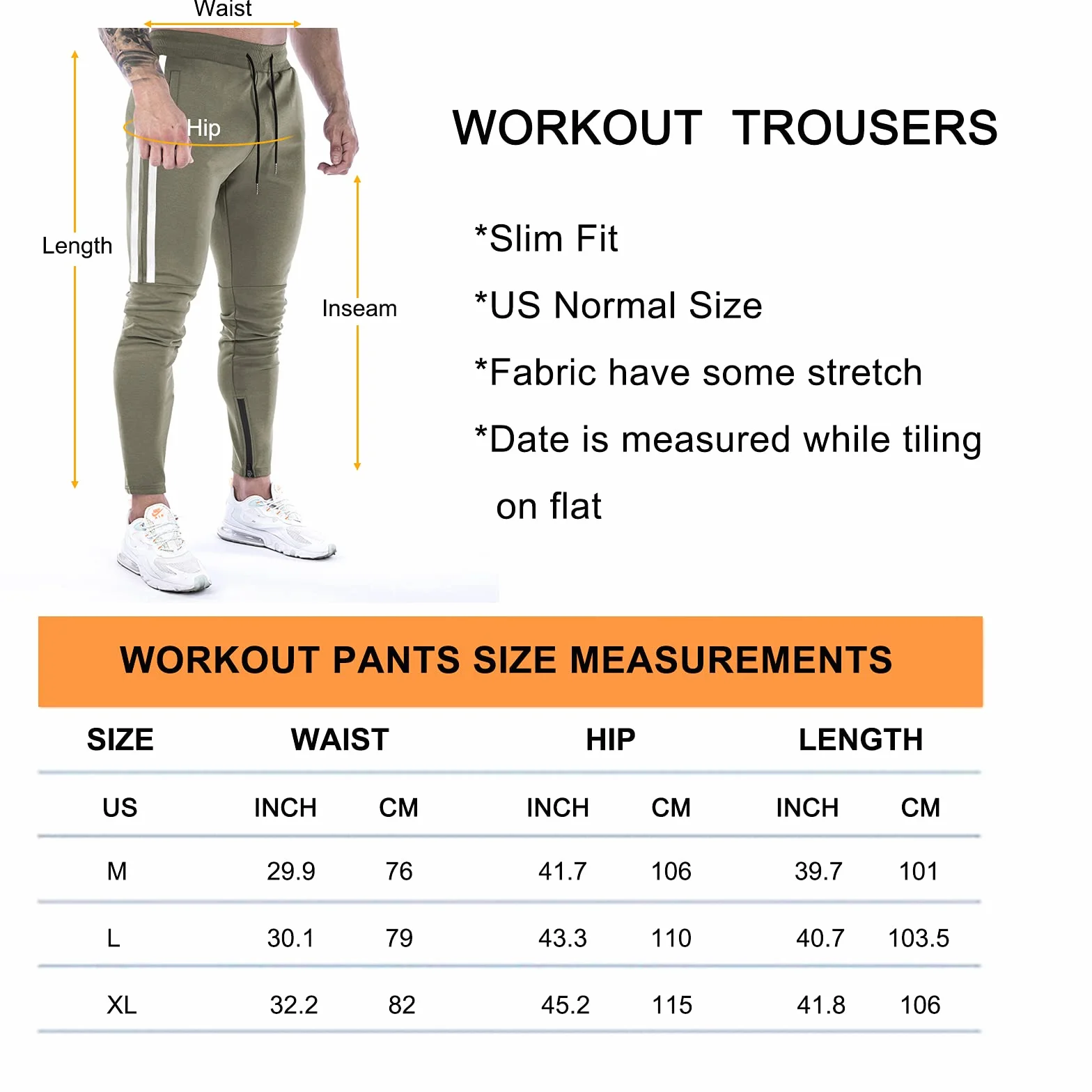 Pantalones Deportivos Running para Hombre Jogger Gimnasio Fitness Entrenamiento Pantalon Largos Chándal Bolsillo Cremallera Suwangi