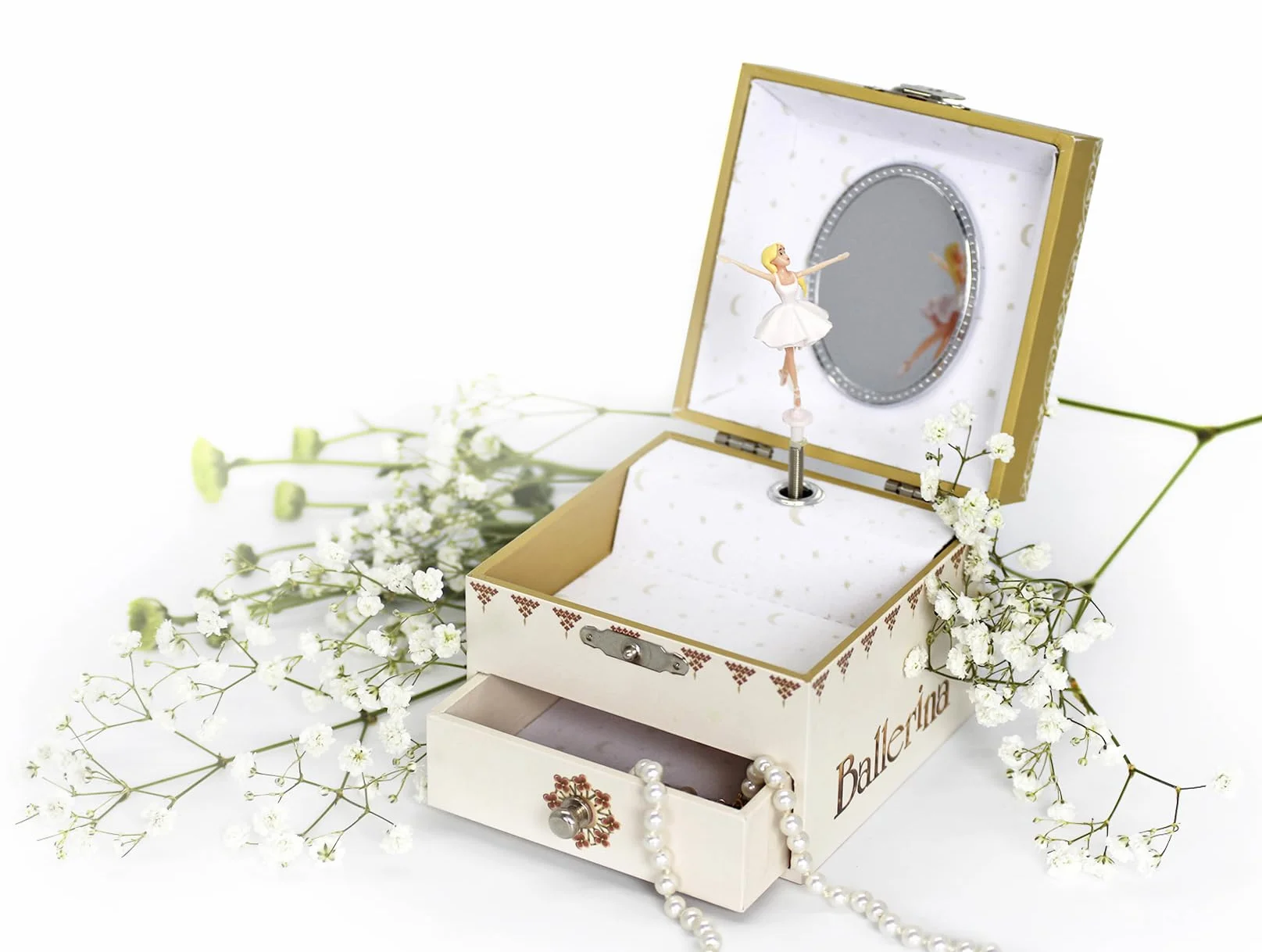 Trousselier pequeña caja de música Ballerina