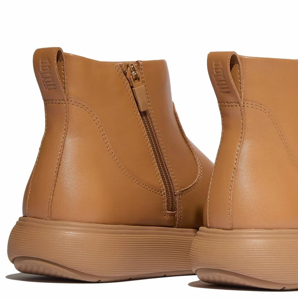 Fitflop Iq-comff Leather Zip Ankle Boots Botas cortas al tobillo