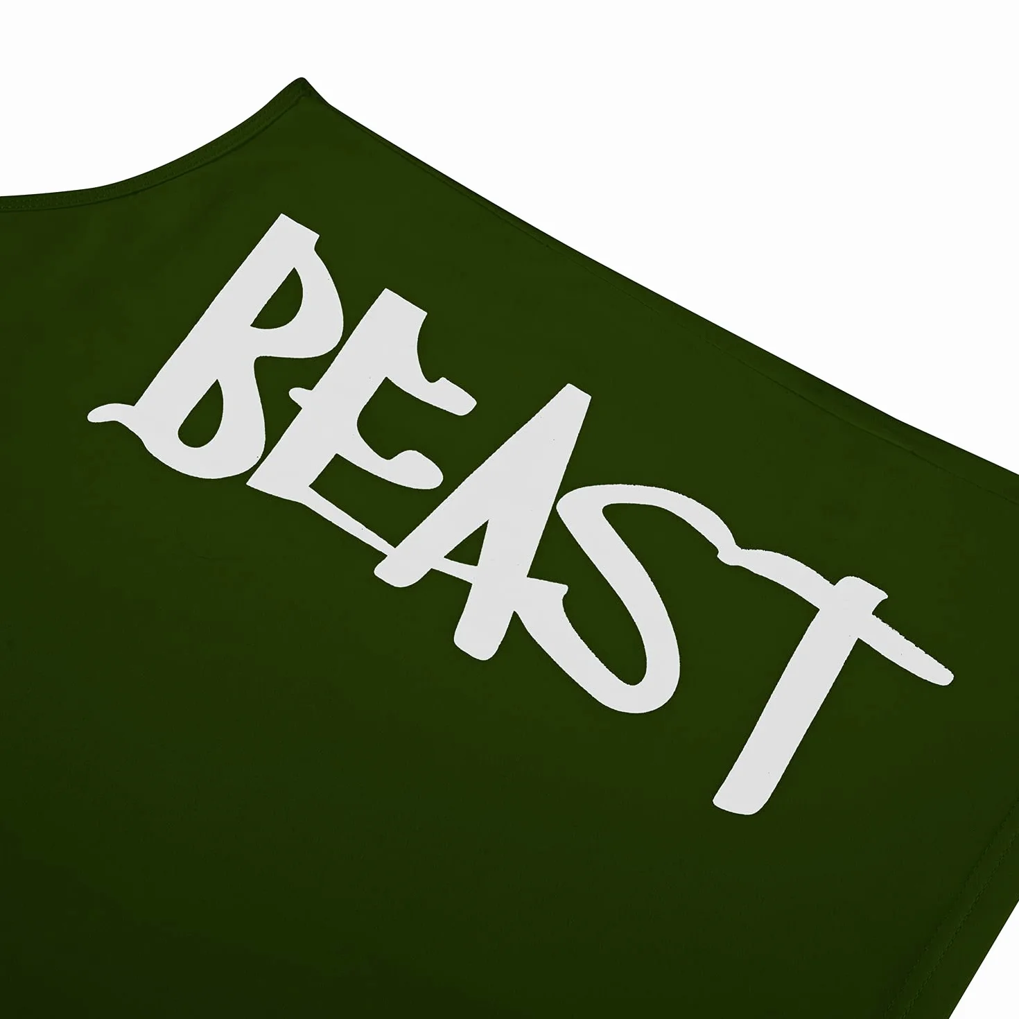 Beast Camisetas sin Mangas Elástica de Fitness Hombre Deportiva Culturismo Tank Top