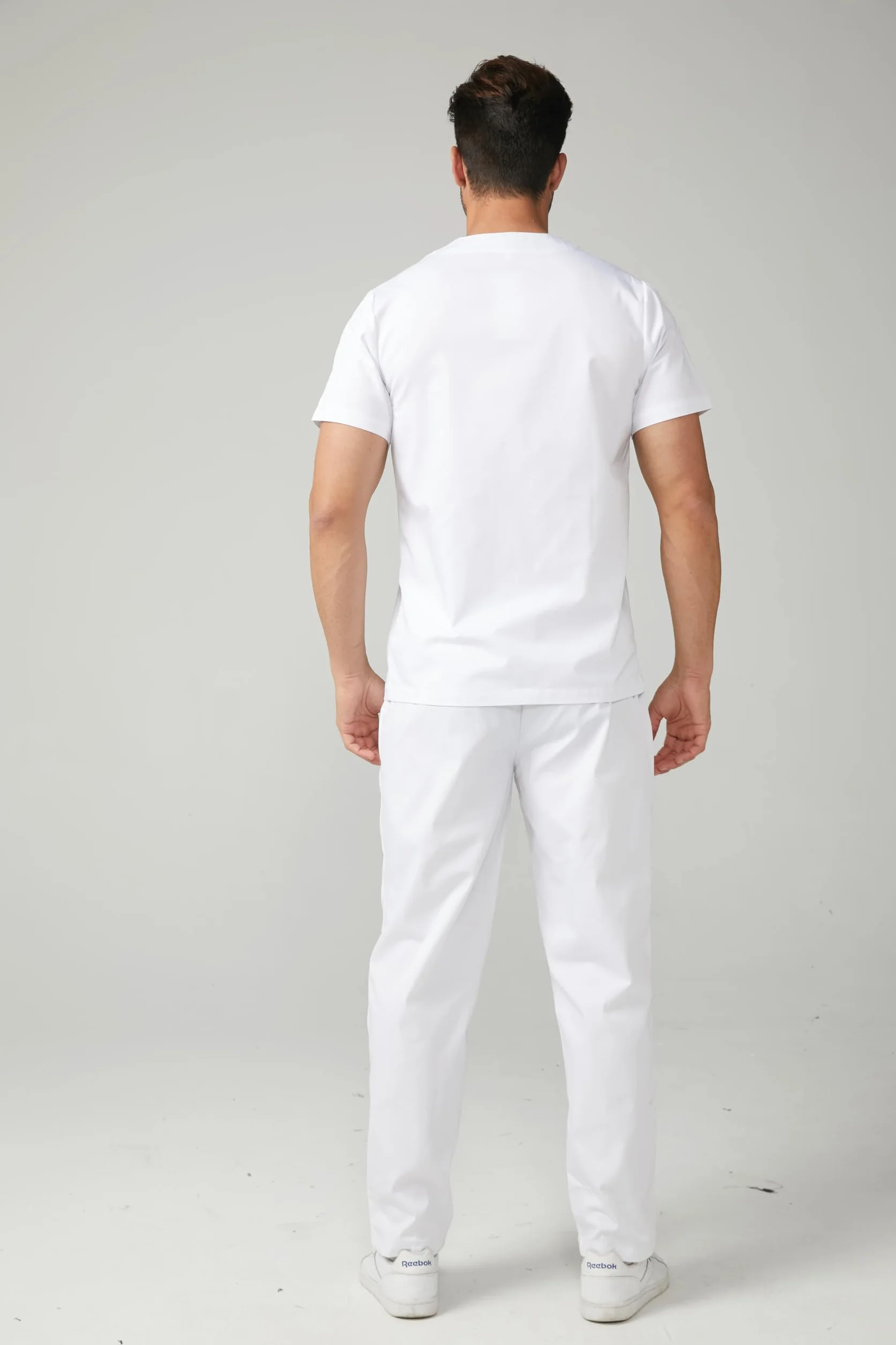 Victory Uniforme Sanitario Casaca Pantalón Transpirable Resistente 190g Mezcla Algodón Poliéster Serie 832&8312