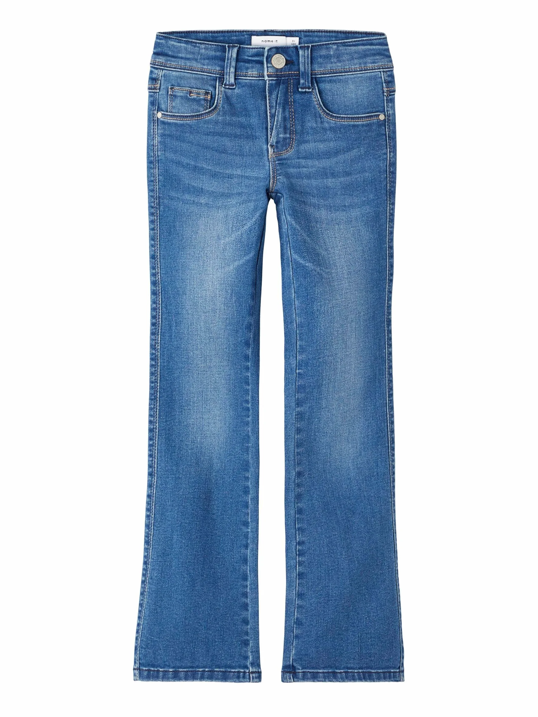 NAME IT Skinny Boot Jeans 1142-au Noos Pantalones Anchos Niñas