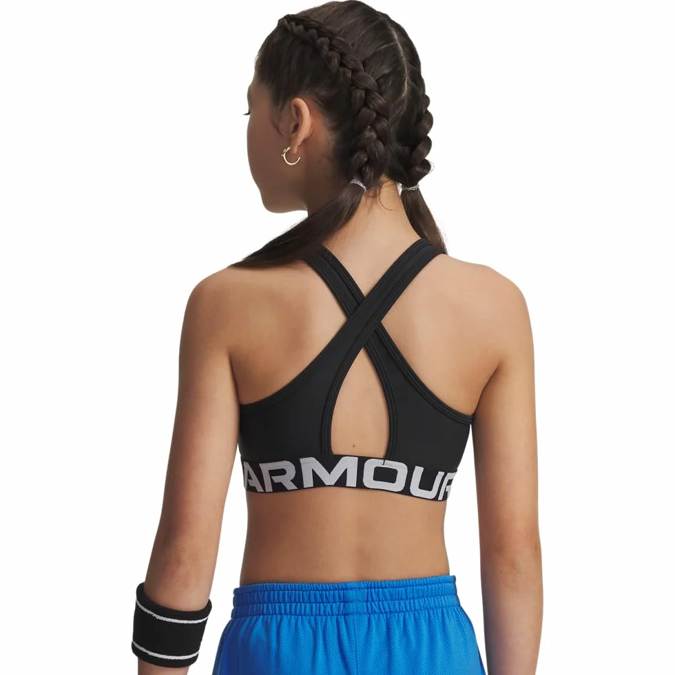 Under Armour Crossback Mid-Impact Sports Bra Sujetador Deportivo Niñas