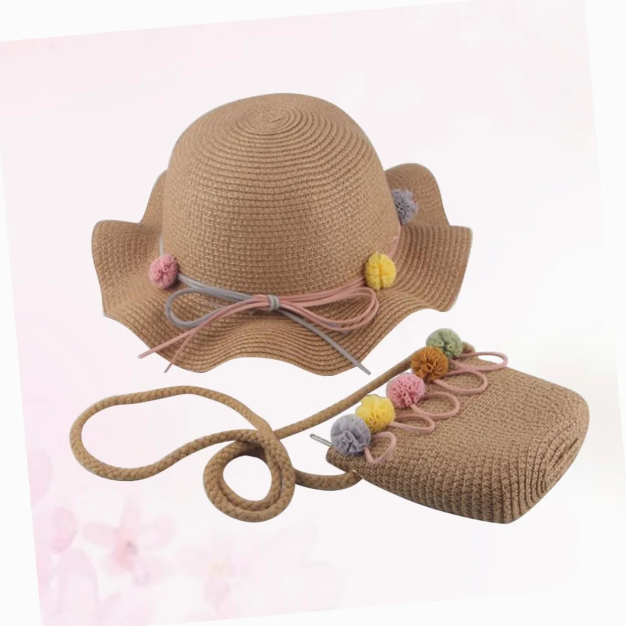 minkissy Sombreros para Niñas Pequeñas Sombrero para Bebé Gorra para Sombrero para El Sol para Bolso De Playa Sombrero para Pequeños Sombrero Tipo Cubo para Pequeños Sombrero para