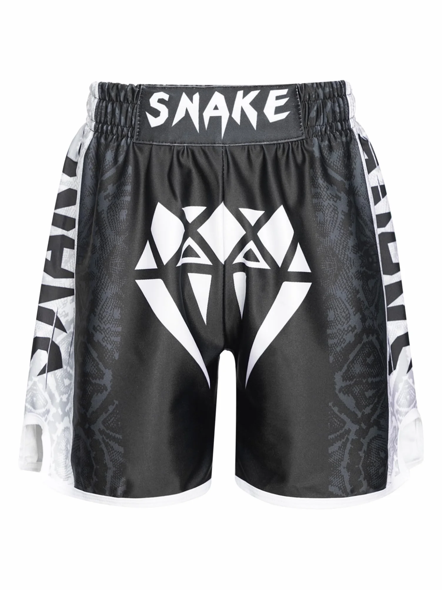 Pantalones cortos de boxeo Muay Thai para niños con cintura elástica