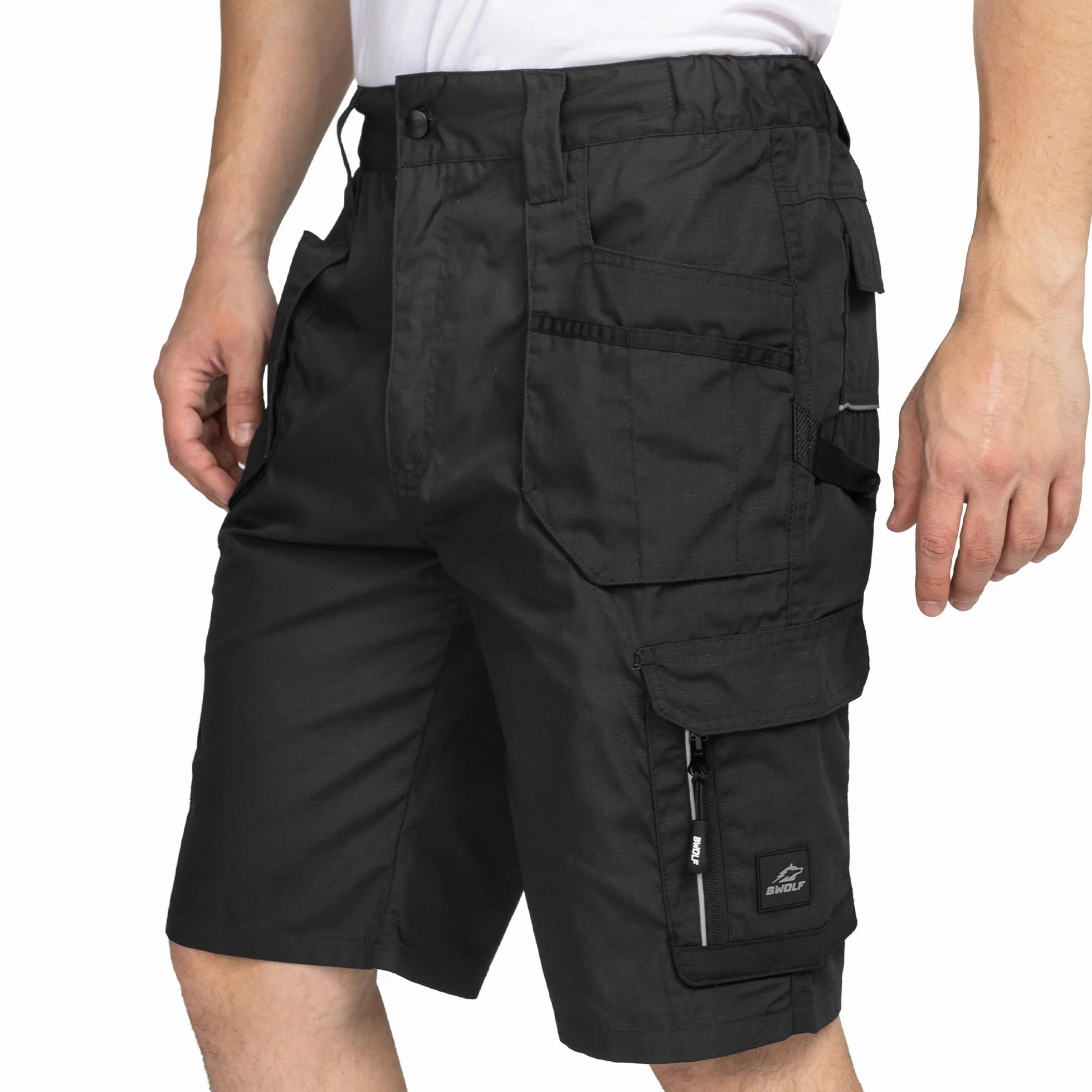 BWOLF Pantalones de trabajo Ripstop hombre con muchos bolsillos