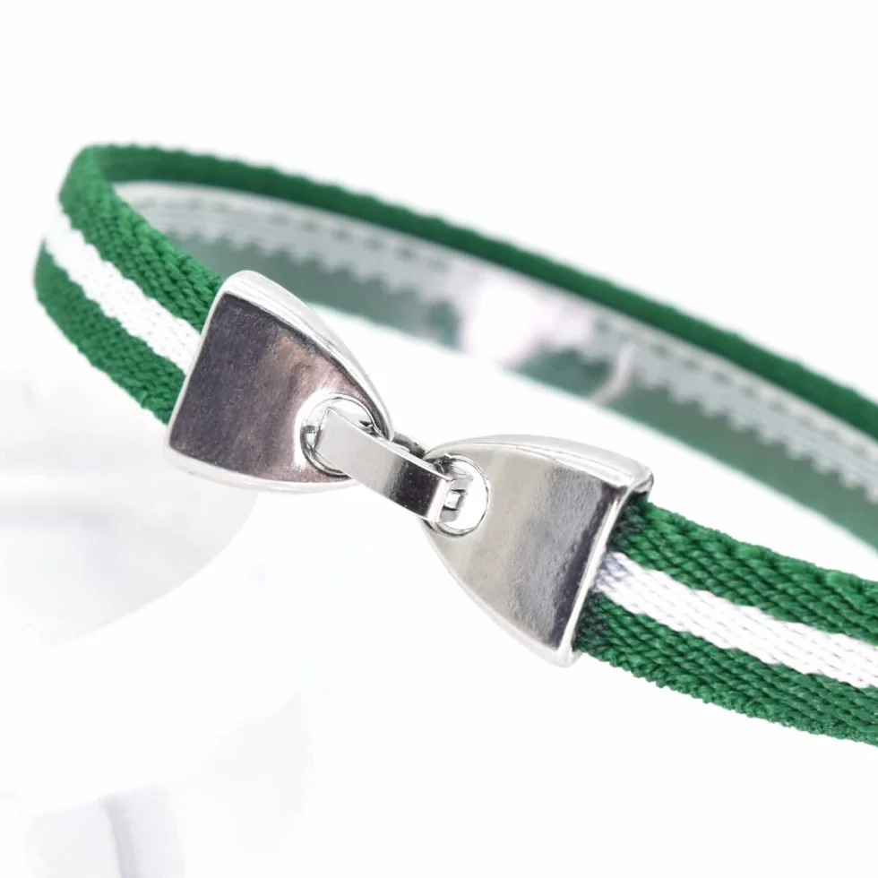 BDM Pulsera y Llavero Bandera Andalucía, Cinta Elástica Andaluza