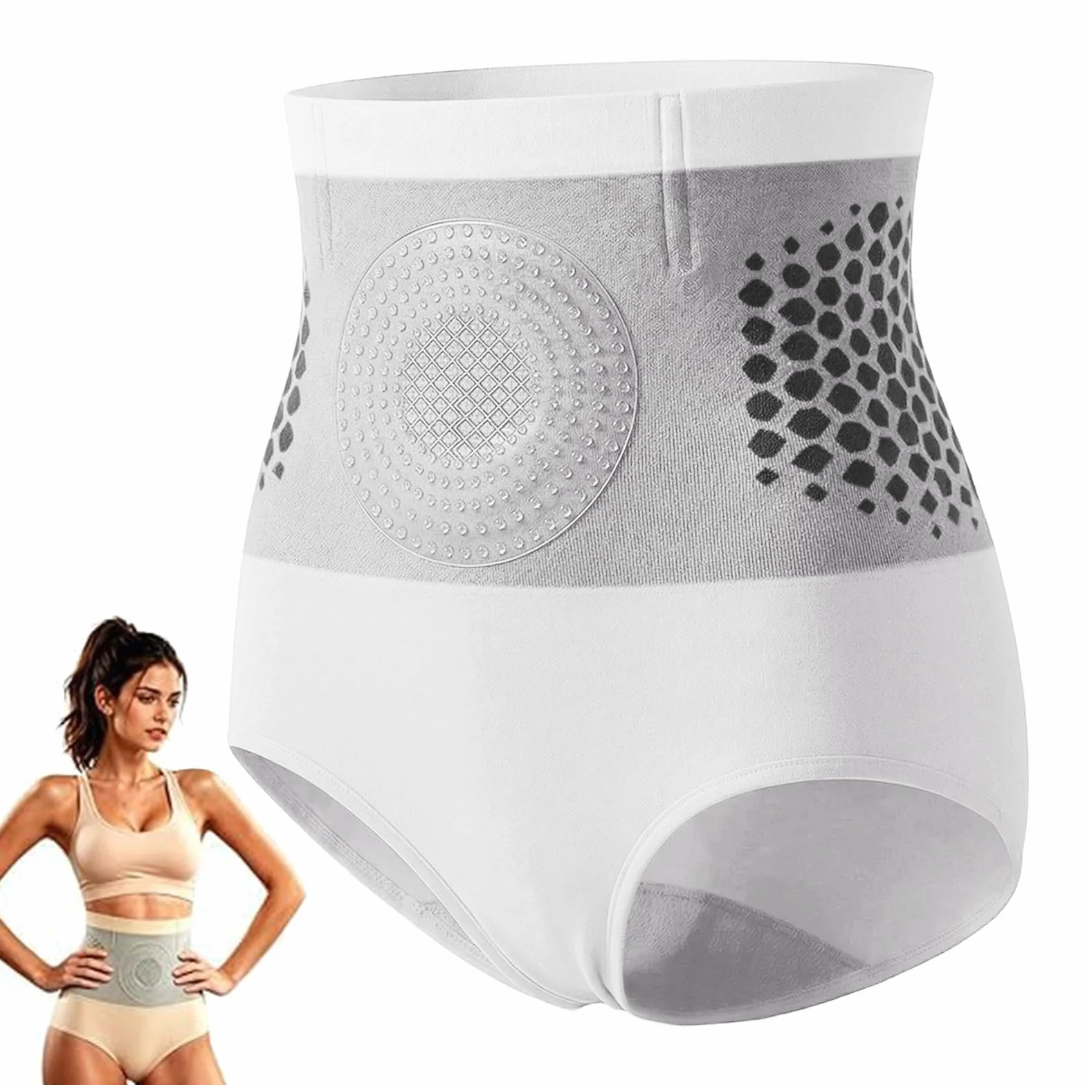 Pantalones Cortos Termogénicos Moldeadores de Cintura Alta para Mujer Yoga