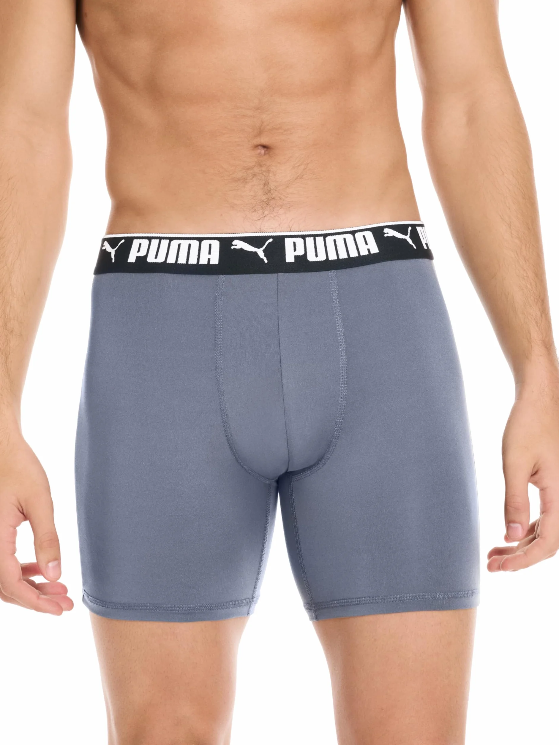 Puma Boxer Briefs Hombre Pack 4 Active Stretch Ropa Interior