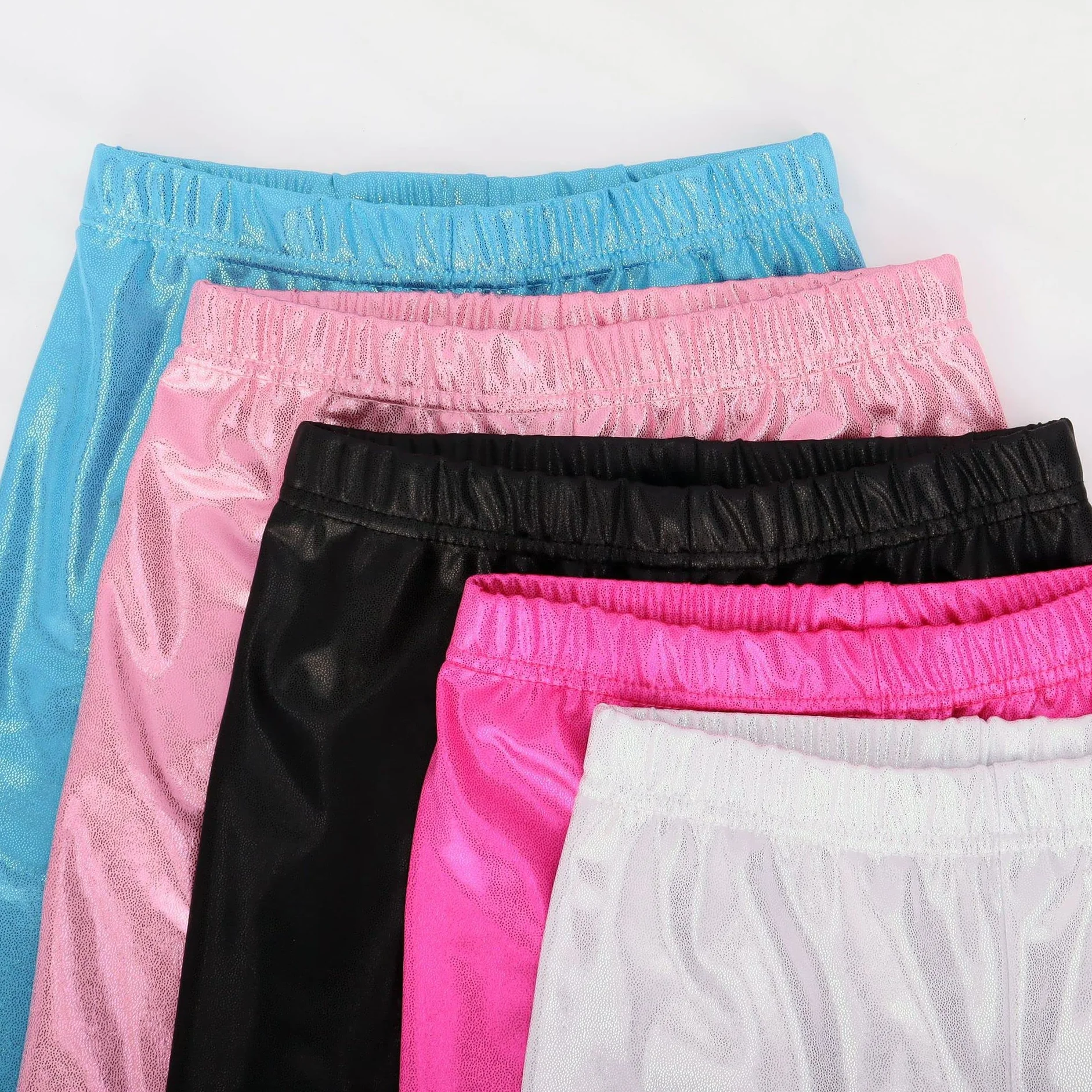 Pantalones para niña Danza Gimnasia con Purpurina Brillante NewL