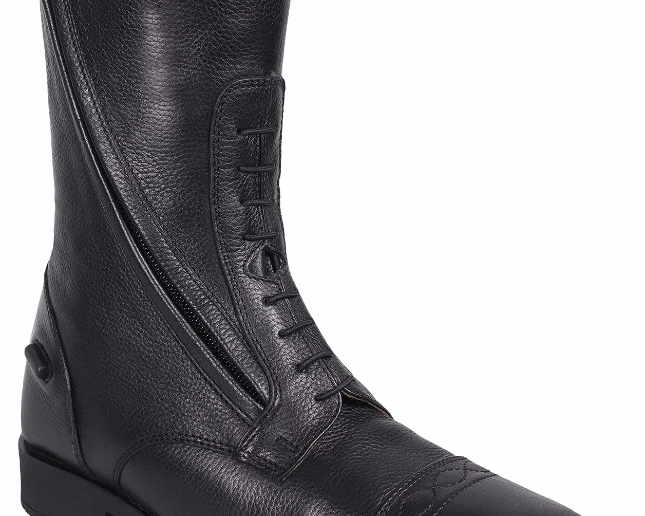 QHP Elegante bota de equitación piel mujer Tamar normal