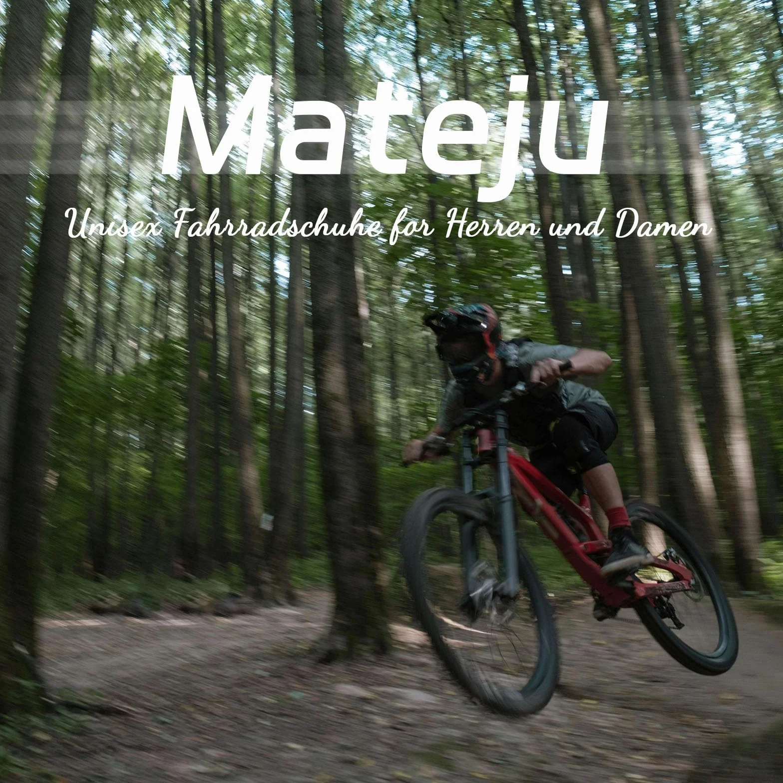 Mateju Zapatillas Ciclismo MTB Hombre Mujer 36-47 EU Bicicleta de Montaña con Calas Respirables Antideslizantes