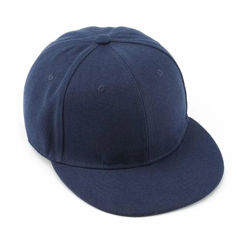 Boolavard Gorra Snapback Visera Plana Estructurada Color Liso Niños Pequeños