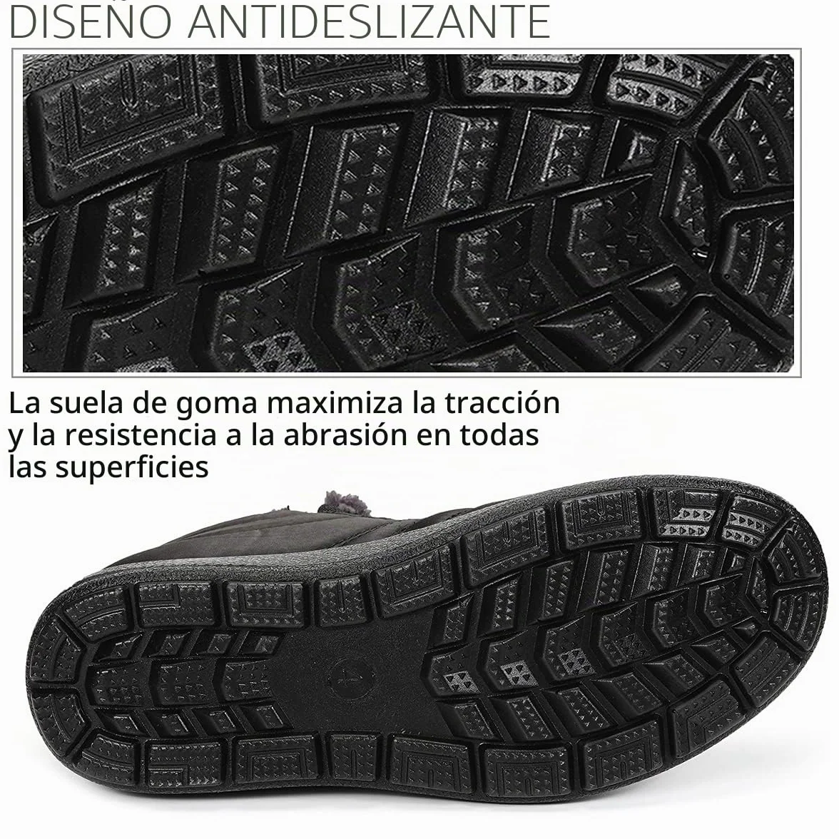 Gaatpot Botas de Invierno para Mujer Forradas con Pelo Antideslizantes