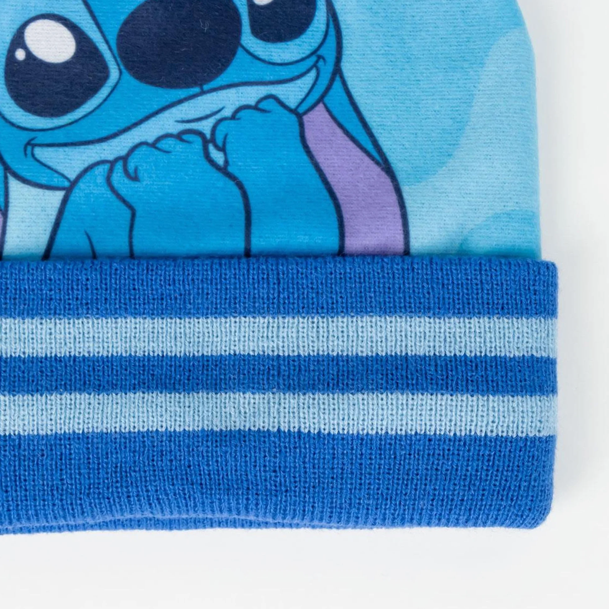 Disney Stitch Gorro y Guantes Set Invierno Oficial para Niño Niña Cómodo Cálido