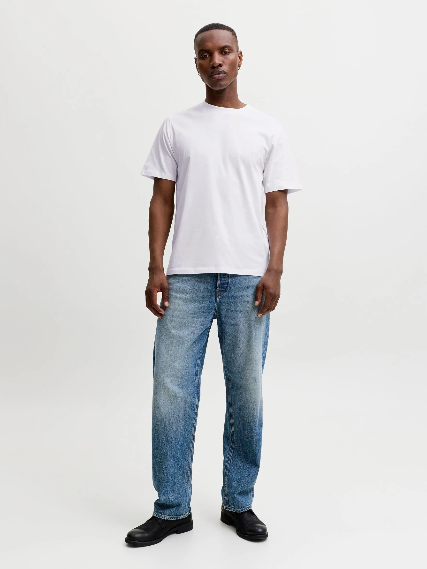 JACK & JONES T-Shirt Plain O-Neck