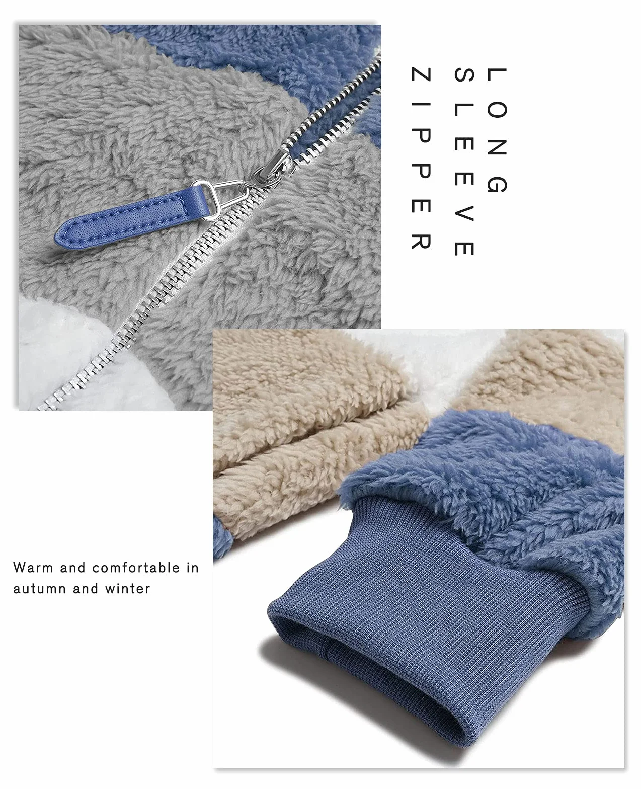 ABINGOO Mujer Abrigo Invierno Chaqueta Talla Grande Sudaderas con Capucha Grueso Cálido Outerwear Bolsillo Cremallera Cardigan