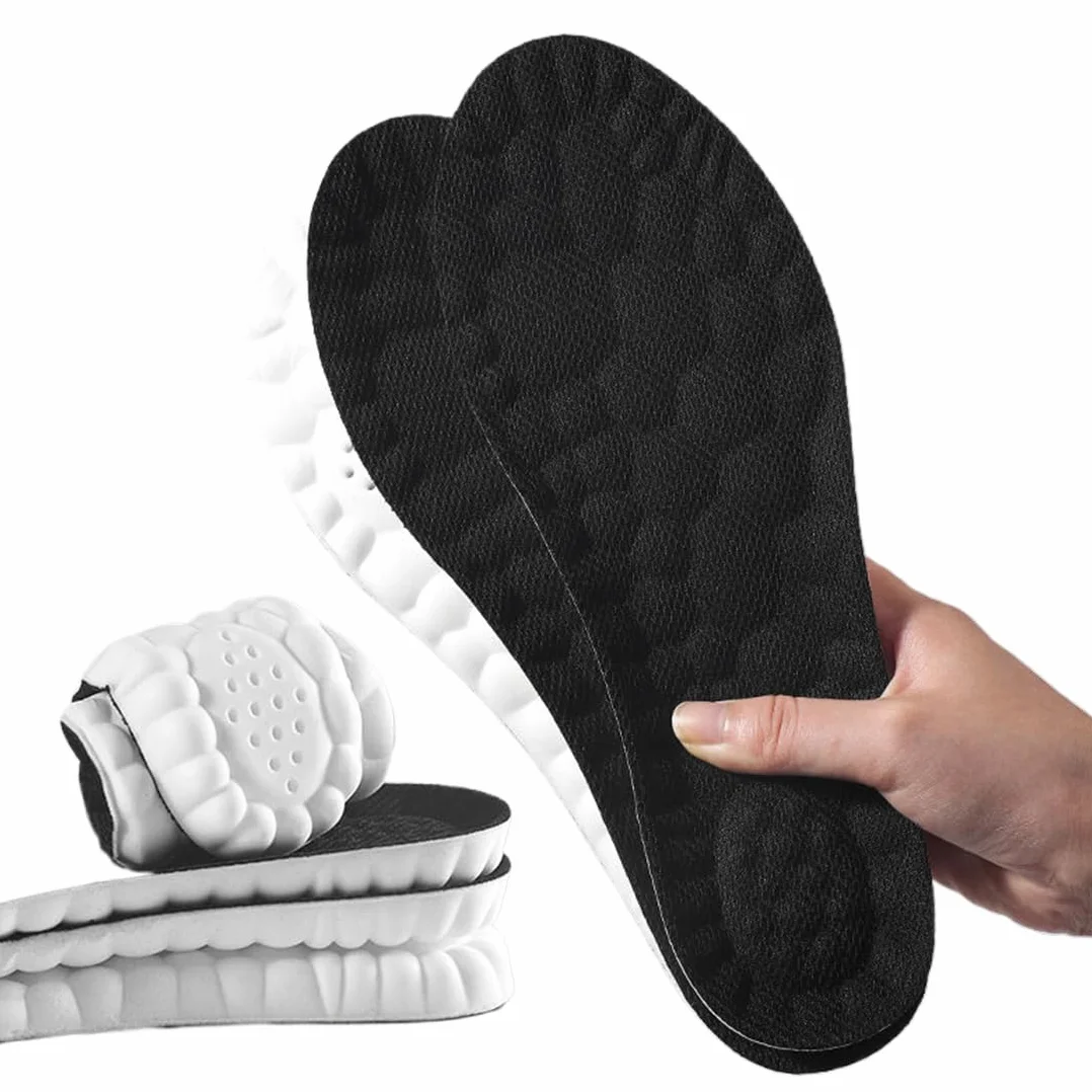 Plantillas Memory Foam para Deporte, Trabajo y Uso Diario - Ortopédicas Transpirables Amortiguadoras 43-44