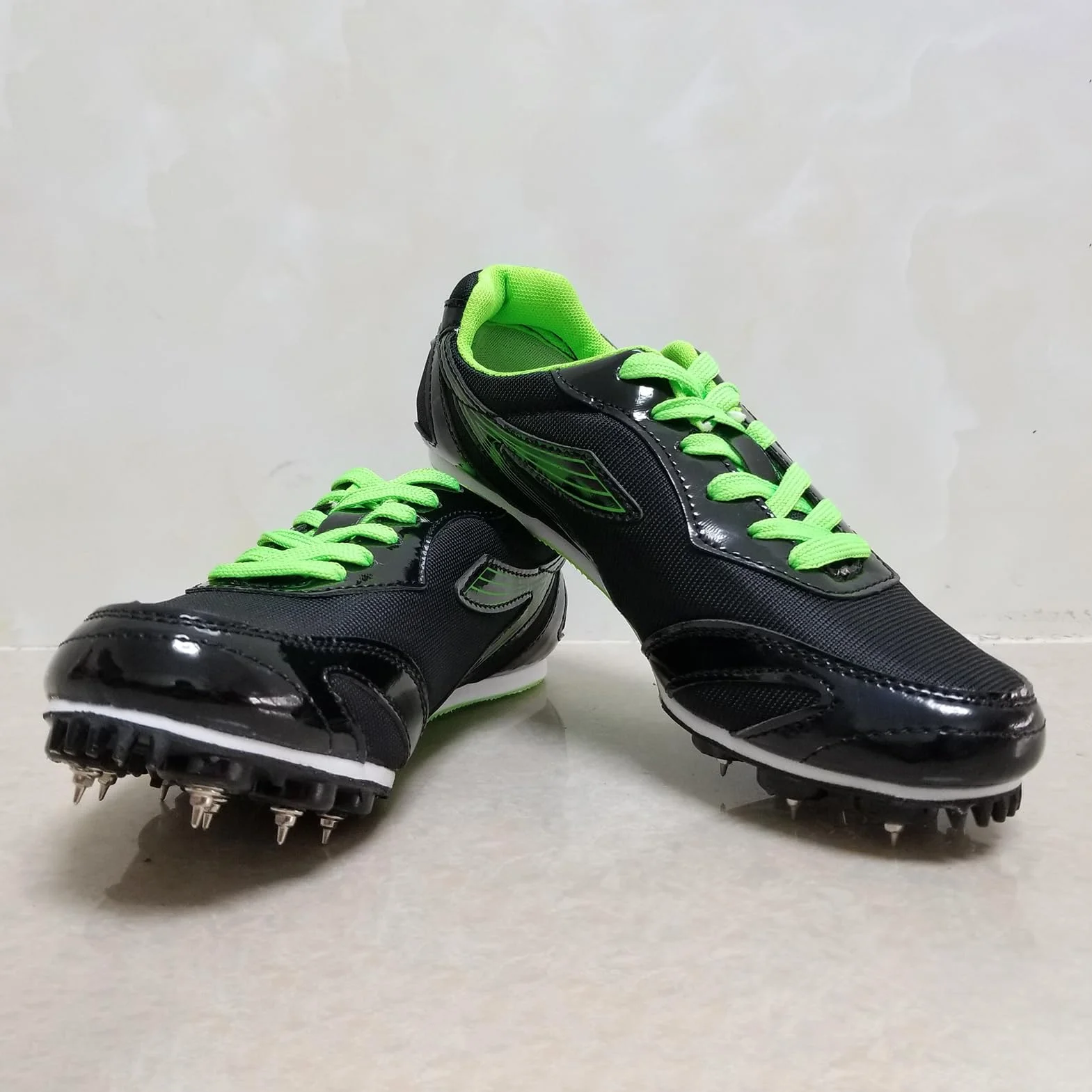 Zapatillas De Correr con Clavos para Atletismo Materiales Livianos Velocidad Salto