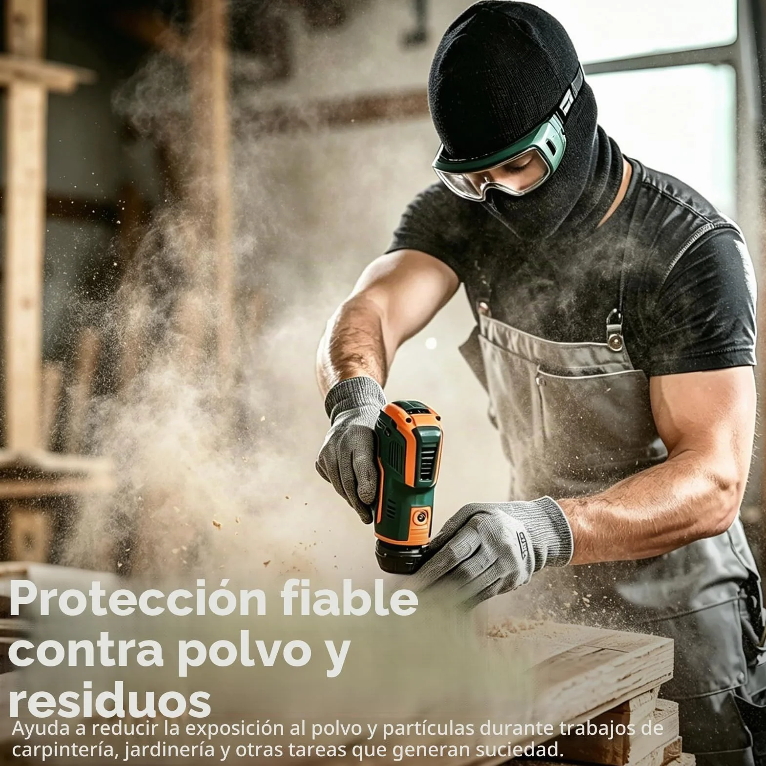LONGKING Pasamontañas Unisex Protección UV Cortavientos Cálido Transpirable para Moto Esquí Snowboard
