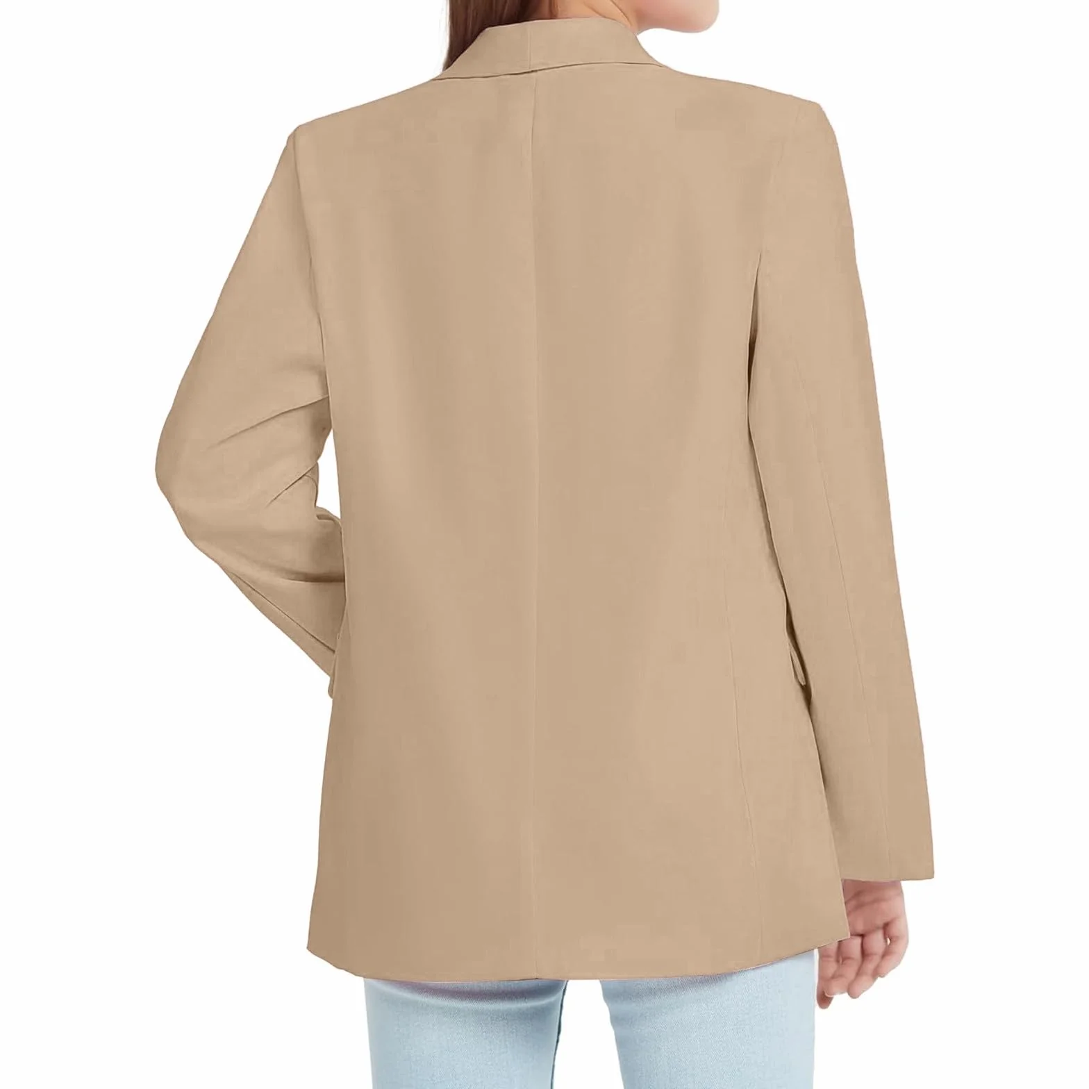Suéter Clips Bufanda Chaqueta Formal Frente Abierto Bolsillo Interior Para Niños Wipe Camisa Niñas