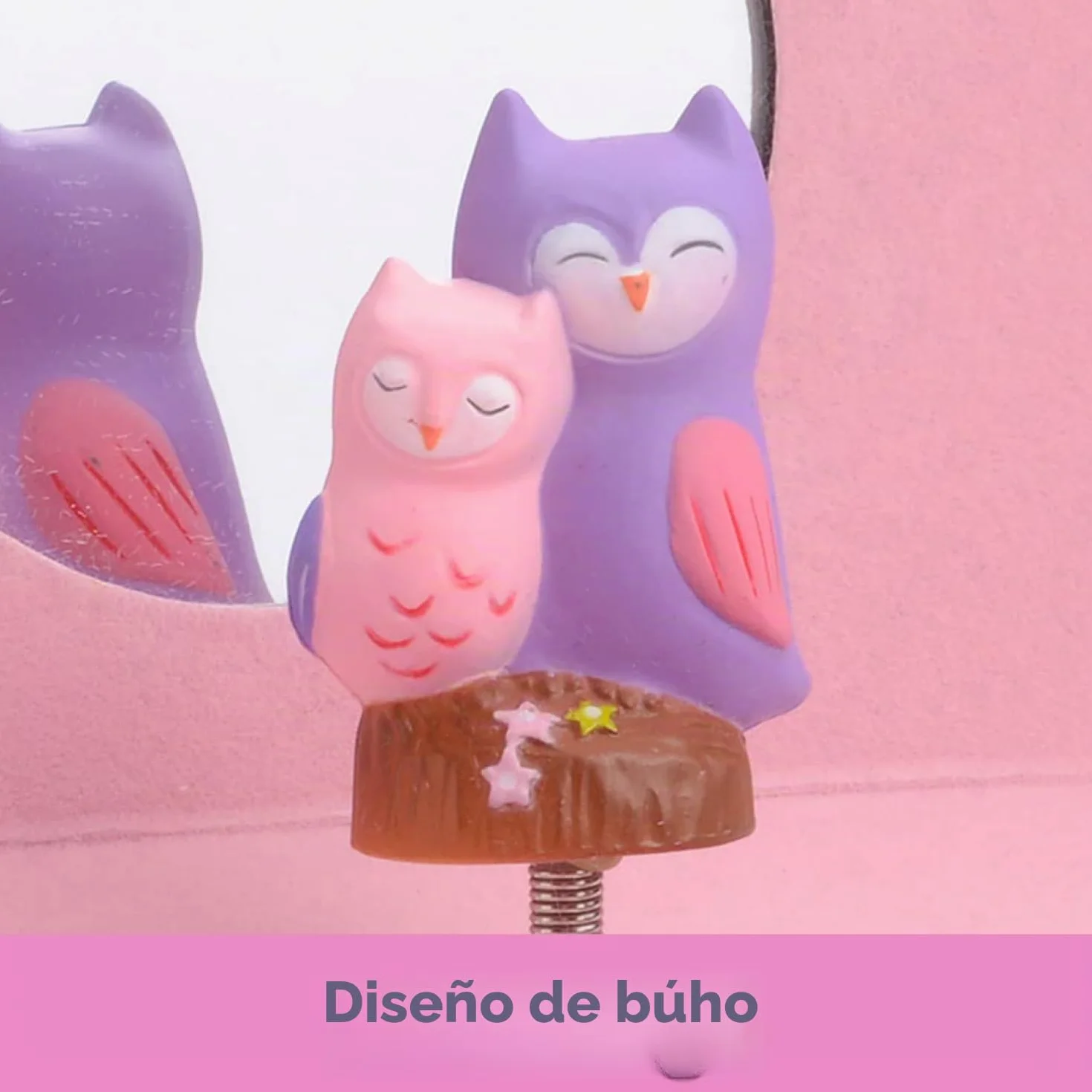 Jewelkeeper Caja Musical para Joyas para Niñas Búhos Animales del Bosque Melodía Estrellita